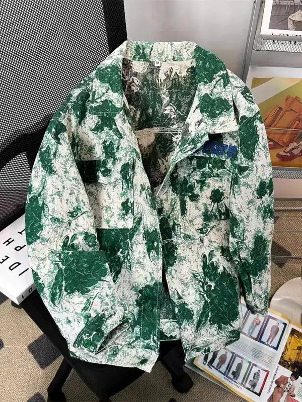 VIBE Street Hip Hop Graffiti Loose Fashion Denim Jacket Size US L / EU 52-54 / 3 - 7 Thumbnail