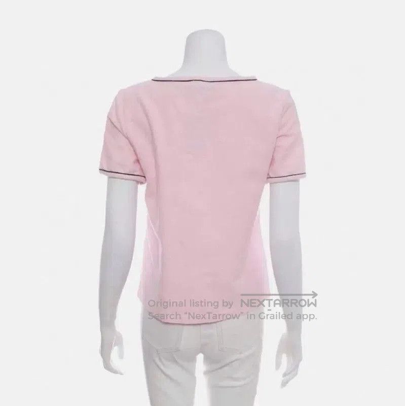 Chanel Chanel Pink Cotton Logo T-Shirt for Summer . Size S / US 4 / IT 40 - 2 Thumbnail