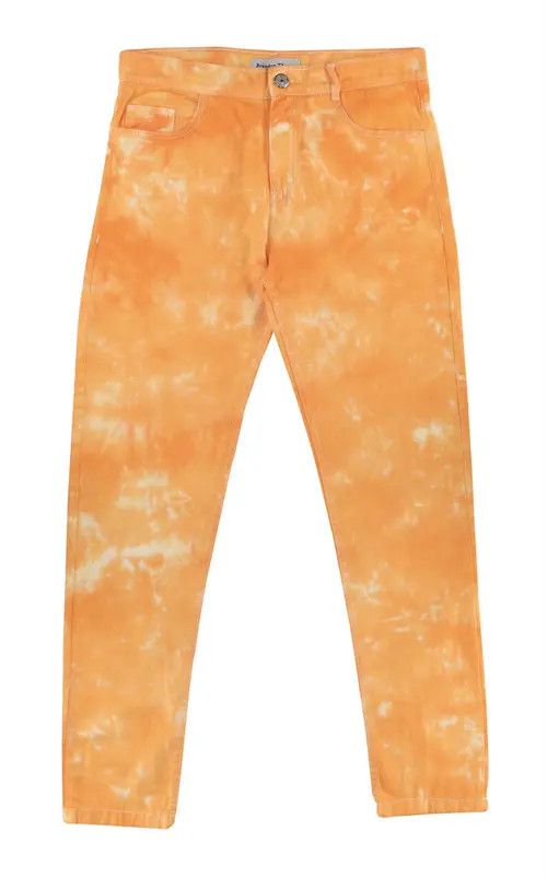 Vintage Dyed Denim Orange Size US 30 / EU 46 - 3 Thumbnail