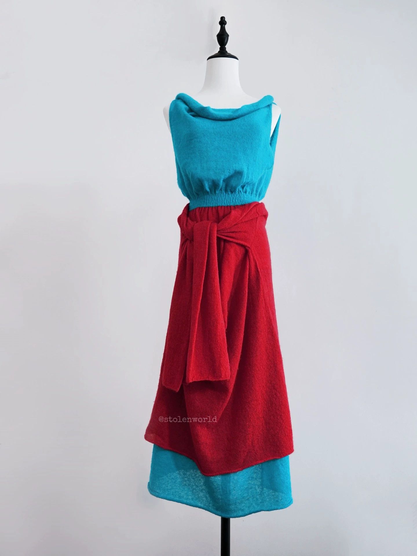 Issey Miyake Issey Miyake 2024AW Multiway ColorBlock Knit Dress Size XS / US 0-2 / IT 36-38 - 1 Thumbnail
