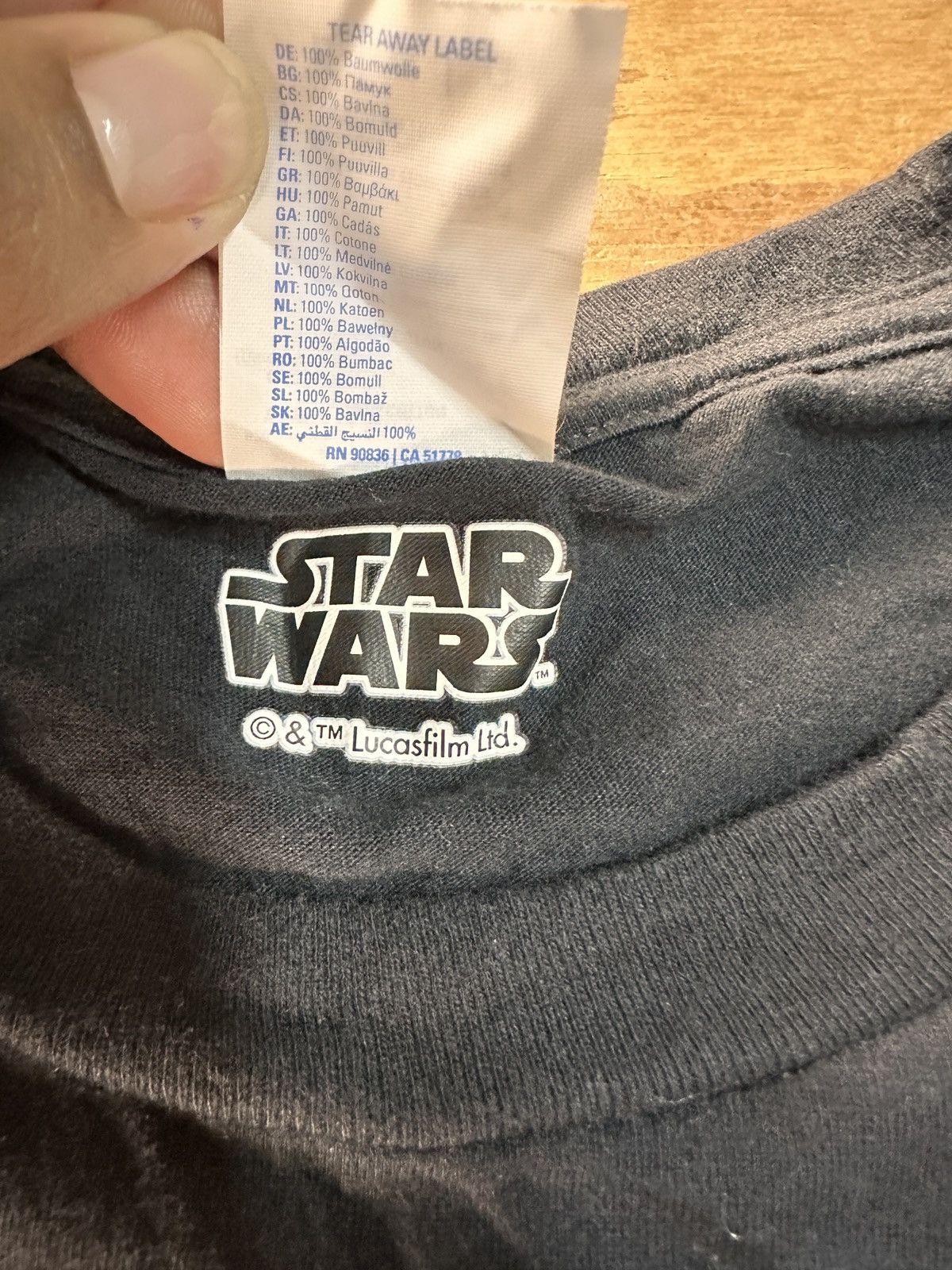 Designer × Star Wars Black Star Wars Yoda 30th Birthday 'Turn 30 You Must' Size US L / EU 52-54 / 3 - 4 Thumbnail