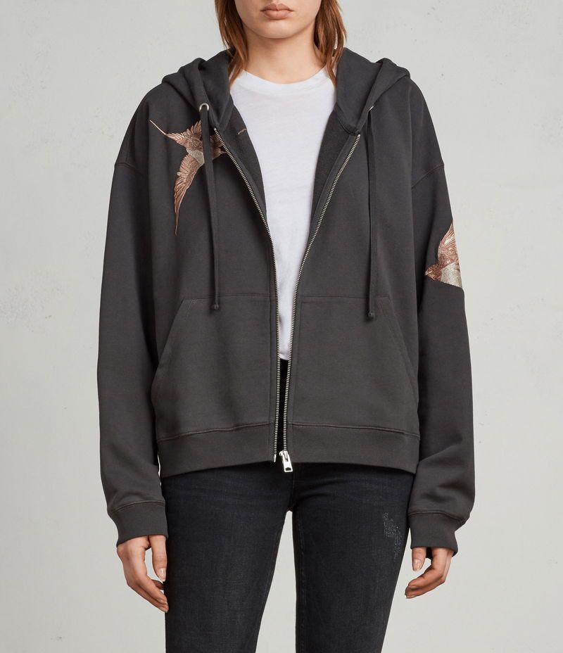 Allsaints Allsaints bird zip up hoody S Size S / US 4 / IT 40 - 10 Thumbnail