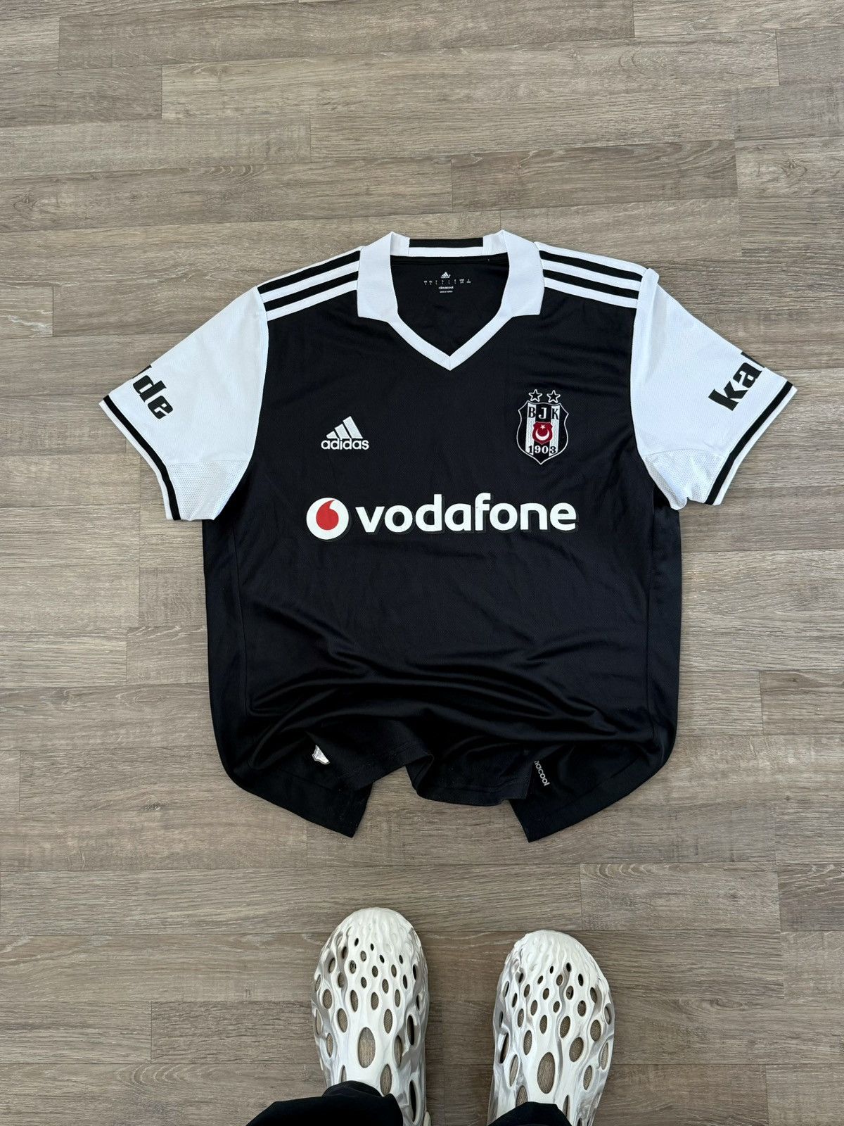 Adidas ADIDAS Y2K BESIKTAS 2015 SOCCER FOOTBALL AWAY JERSEY Size US L / EU 52-54 / 3 - 5 Thumbnail