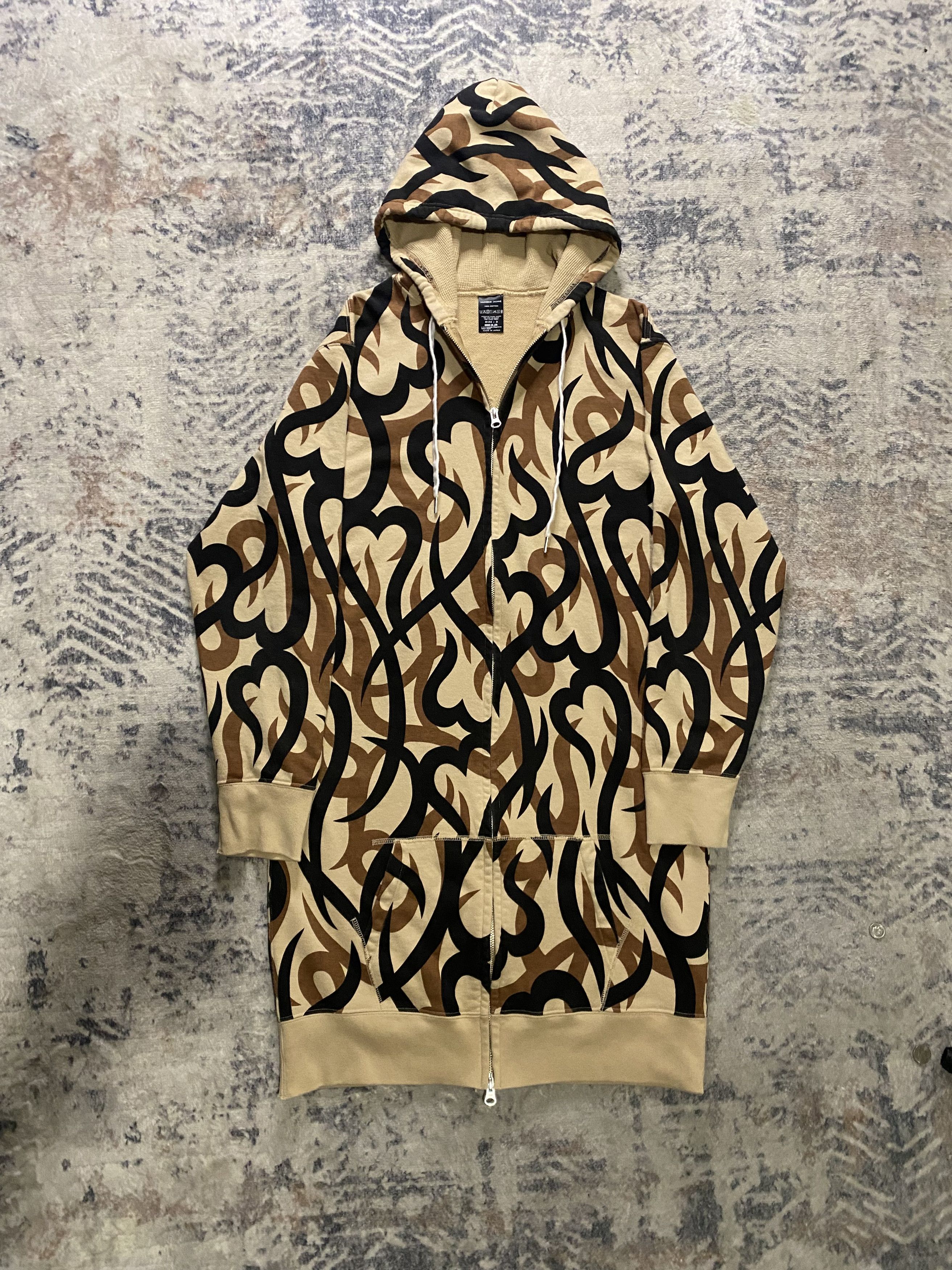 Number N Ine Tribal Heart Hoodie | Grailed