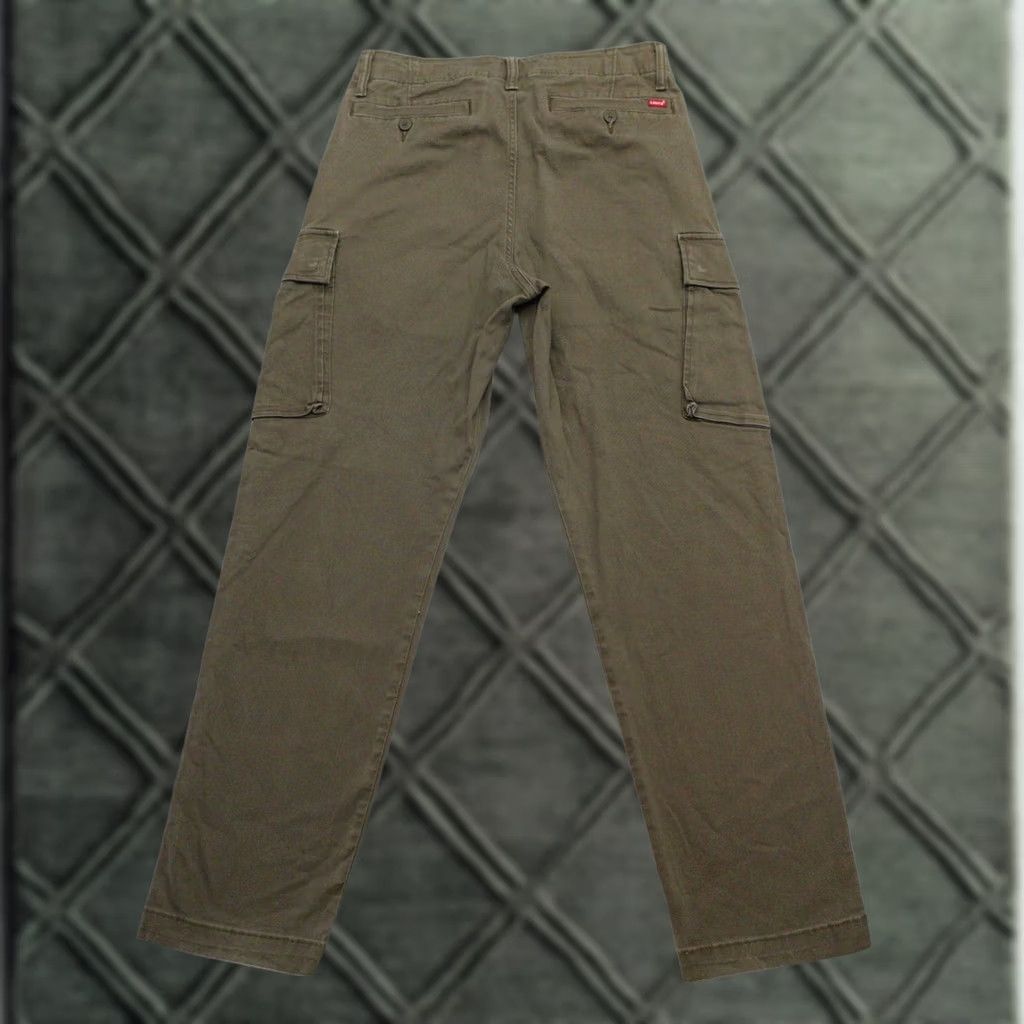 Levi's LEVI’S XX CARGO Mens Small (31X30) Green Tapered Pants with Side Pockets Vintage? Size US 31 - 1 Thumbnail