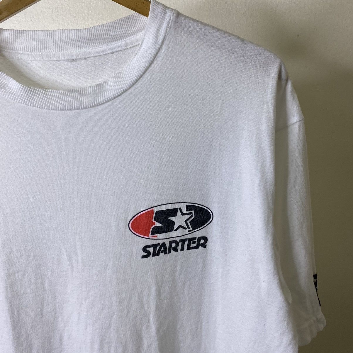 Starter Vintage 1990s Starter Small Logo T Shirt Size US L / EU 52-54 / 3 - 2 Thumbnail