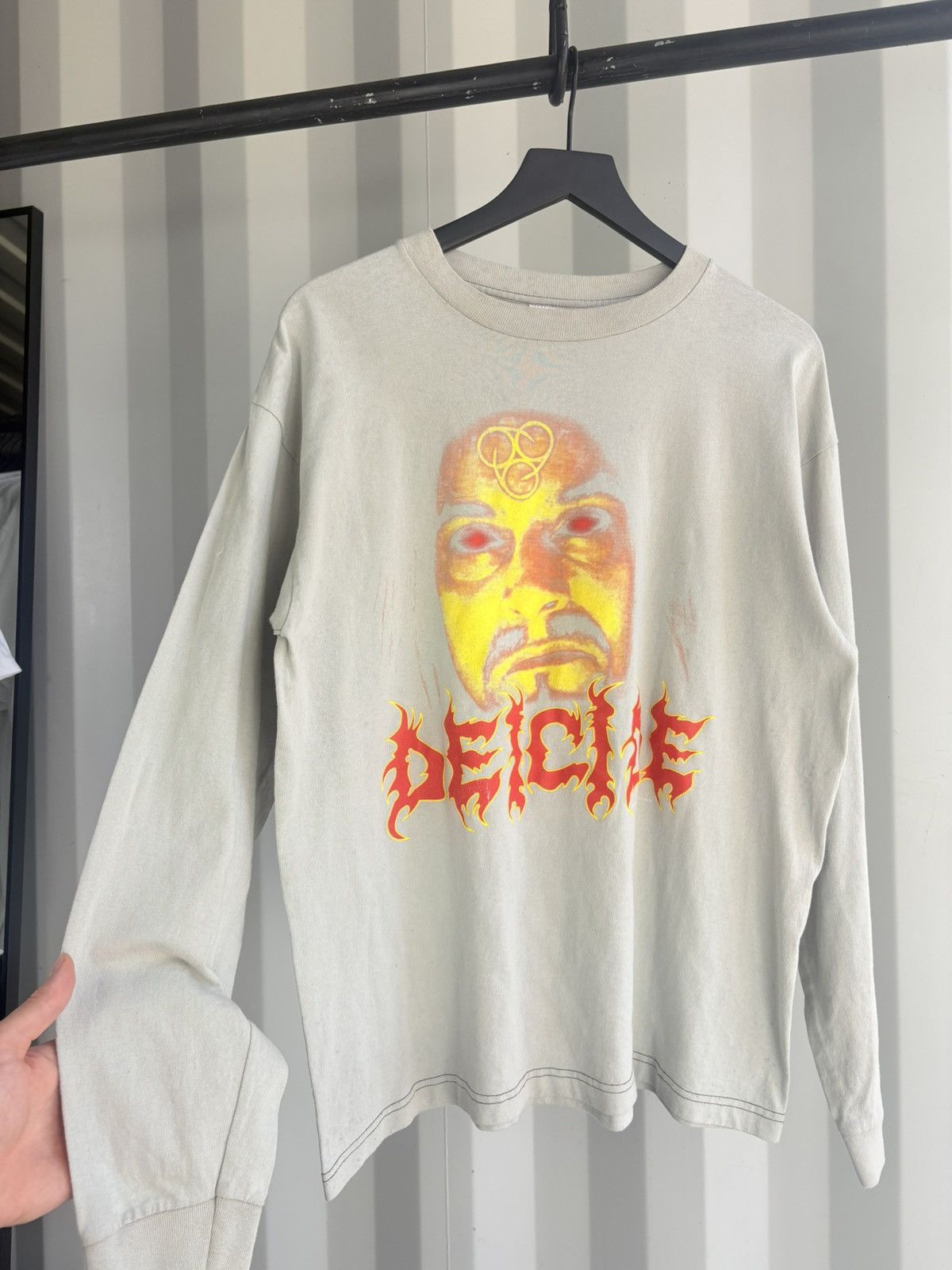 Vintage Deicide Shirt Thrashed Faded Distressed Grunge Band