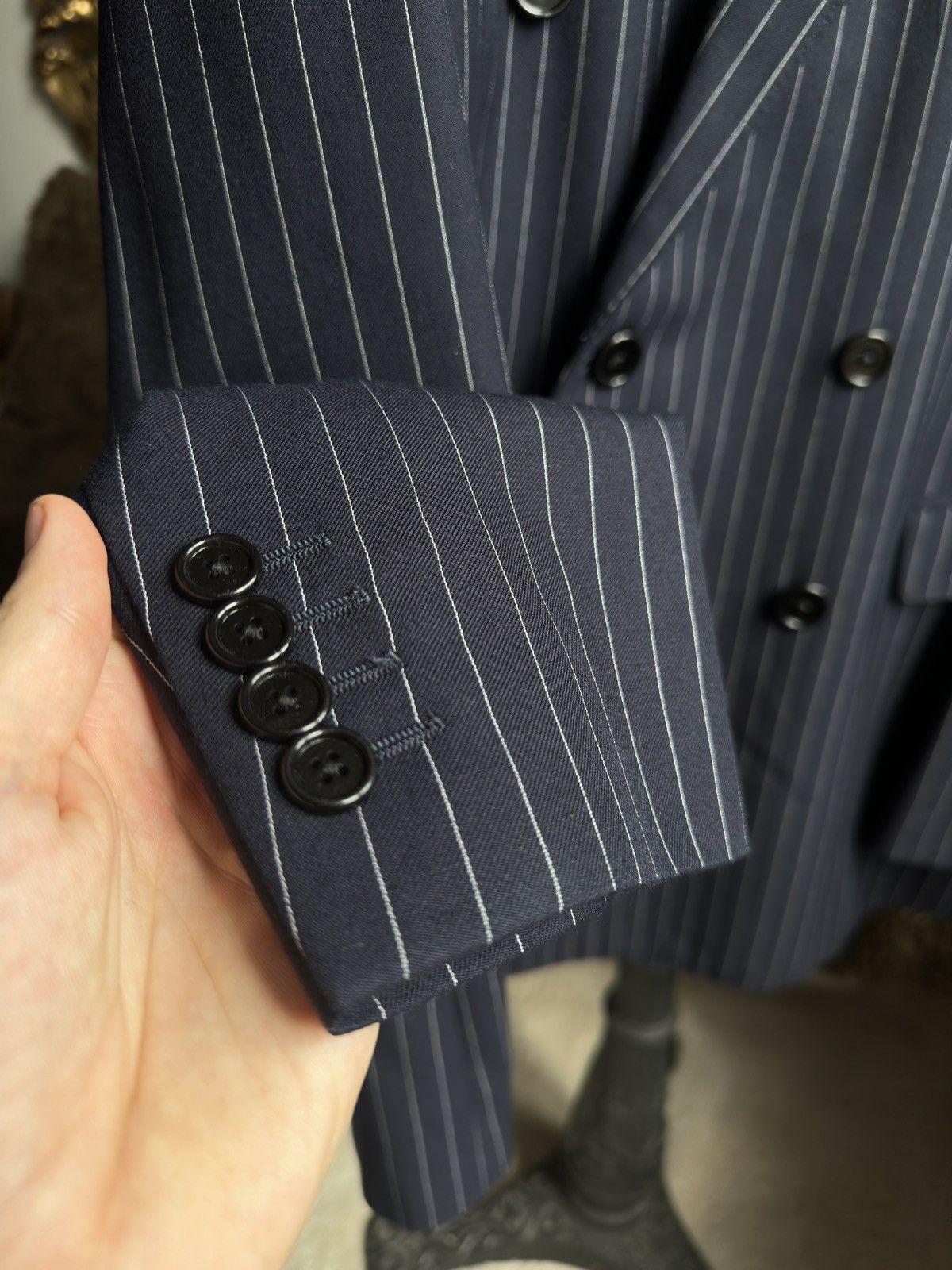 Celine Celine Hedi slimane blazer rayures Size 46L - 3 Thumbnail