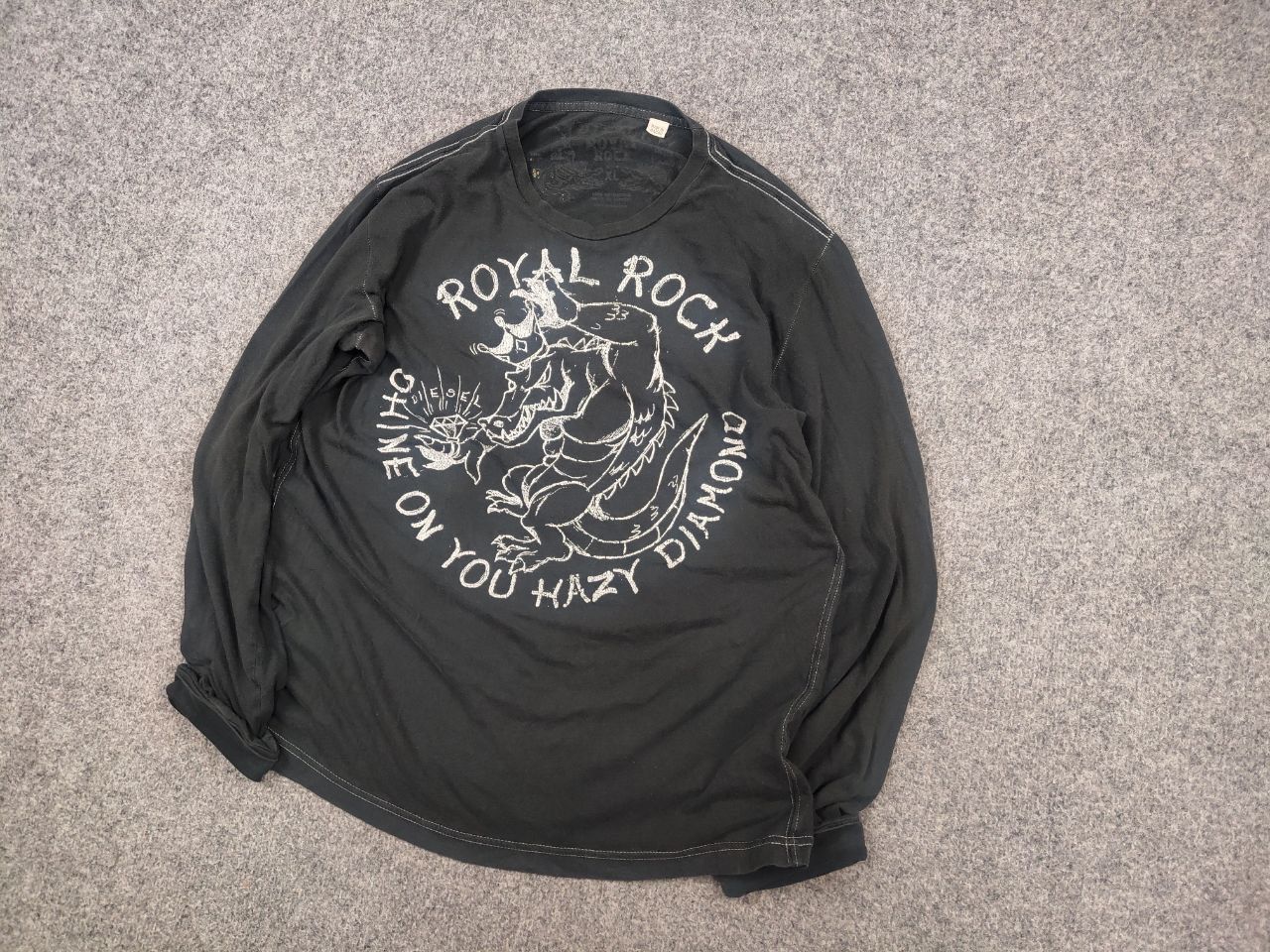 Diesel Vintage Y2K Diesel Royal Rock Faded Color Long Sleeve Shirt Size US M / EU 48-50 / 2 - 4 Thumbnail