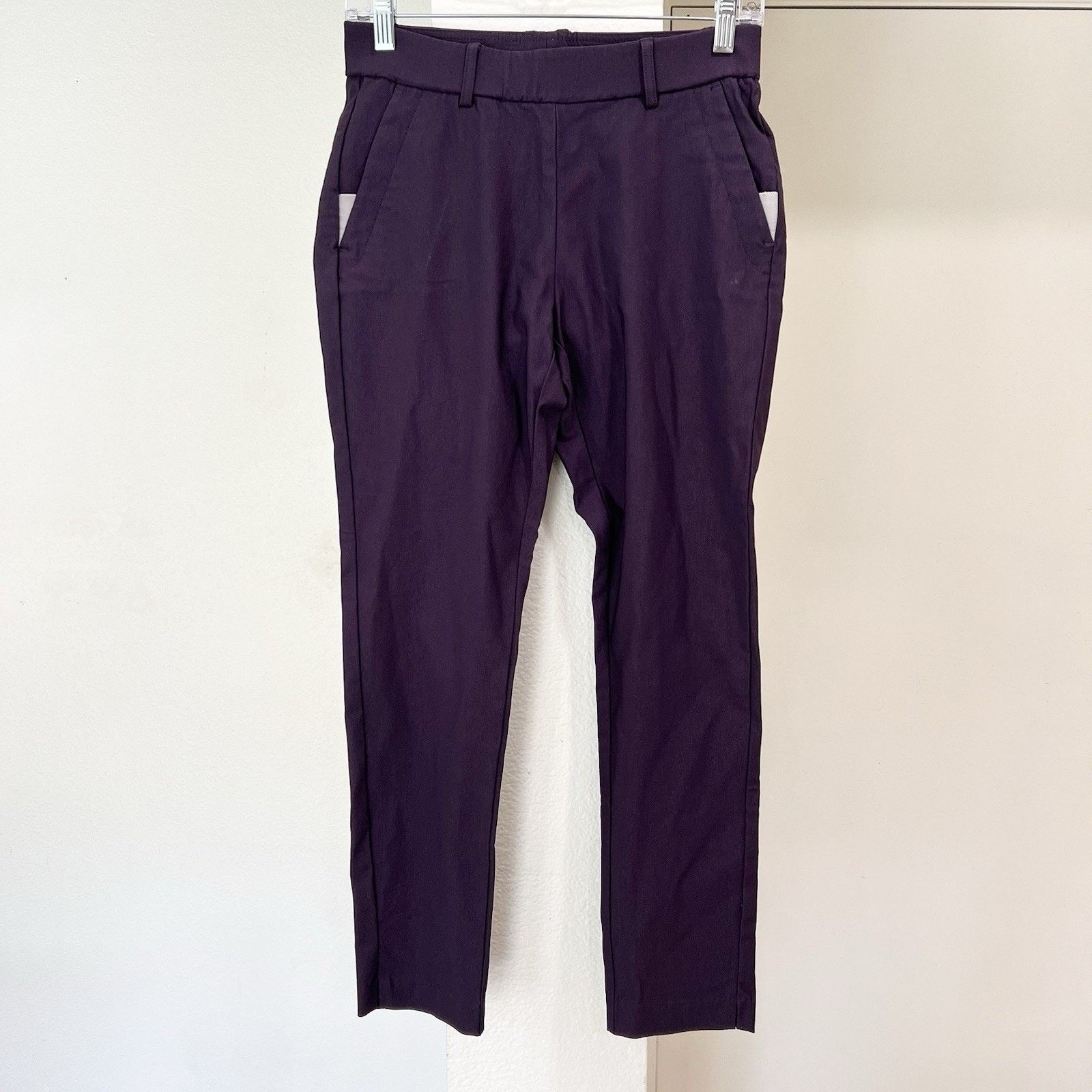 KJUS KJUS Ikala 7/8 Treggings 36/Small Slim Pant Purple Stretch Size 28" / US 6 / IT 42 - 1 Thumbnail