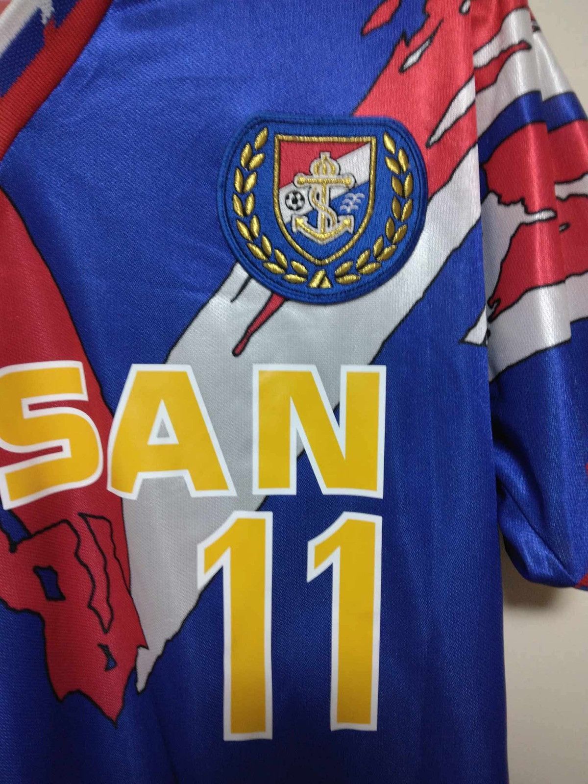 Yokohama Marinos 1994 Home Shirt #11 Ramon Medina