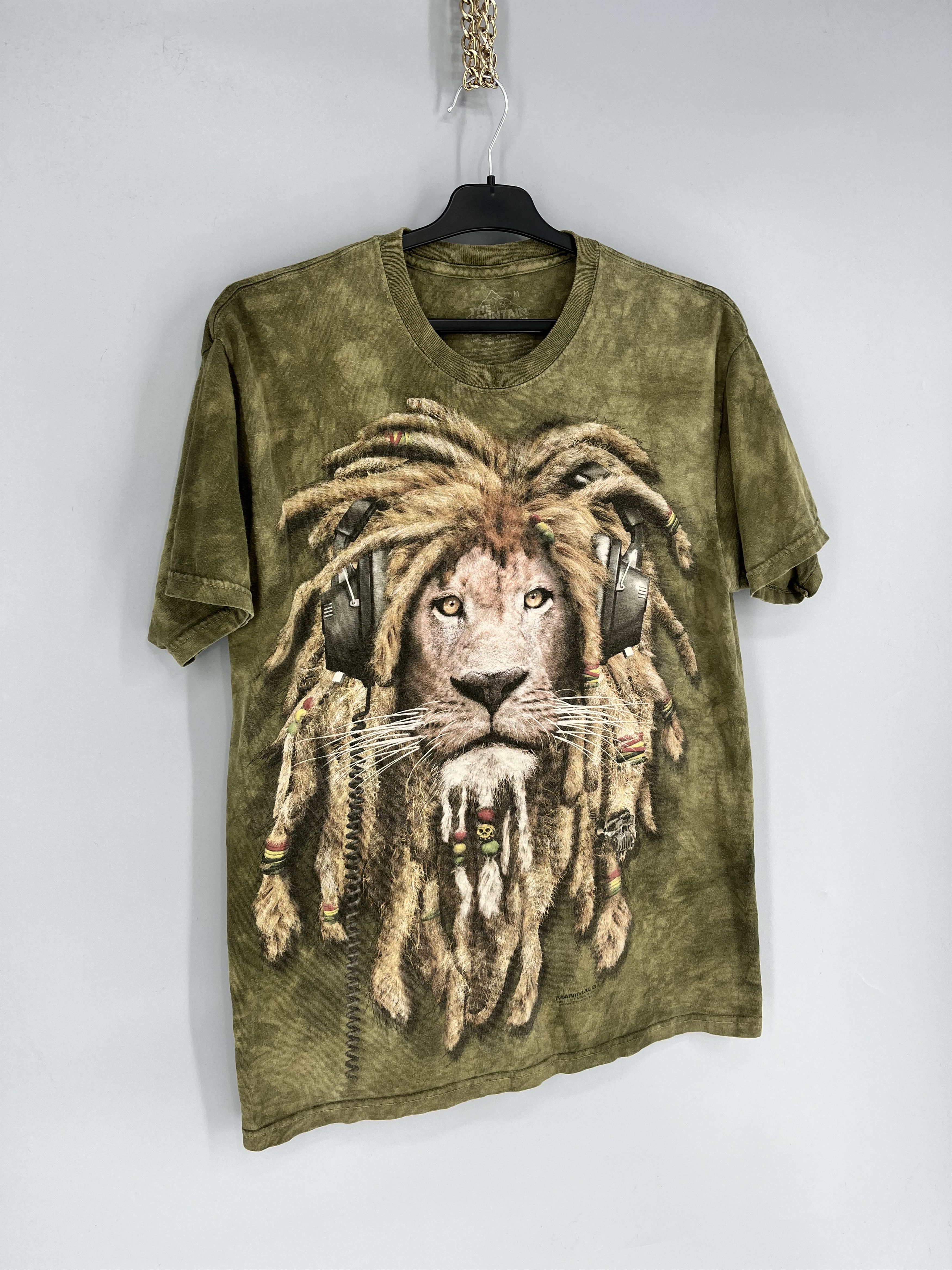 Band Tees Vintage The Mountain Lion Rasta Tshirts Size US M / EU 48-50 / 2 - 2 Thumbnail