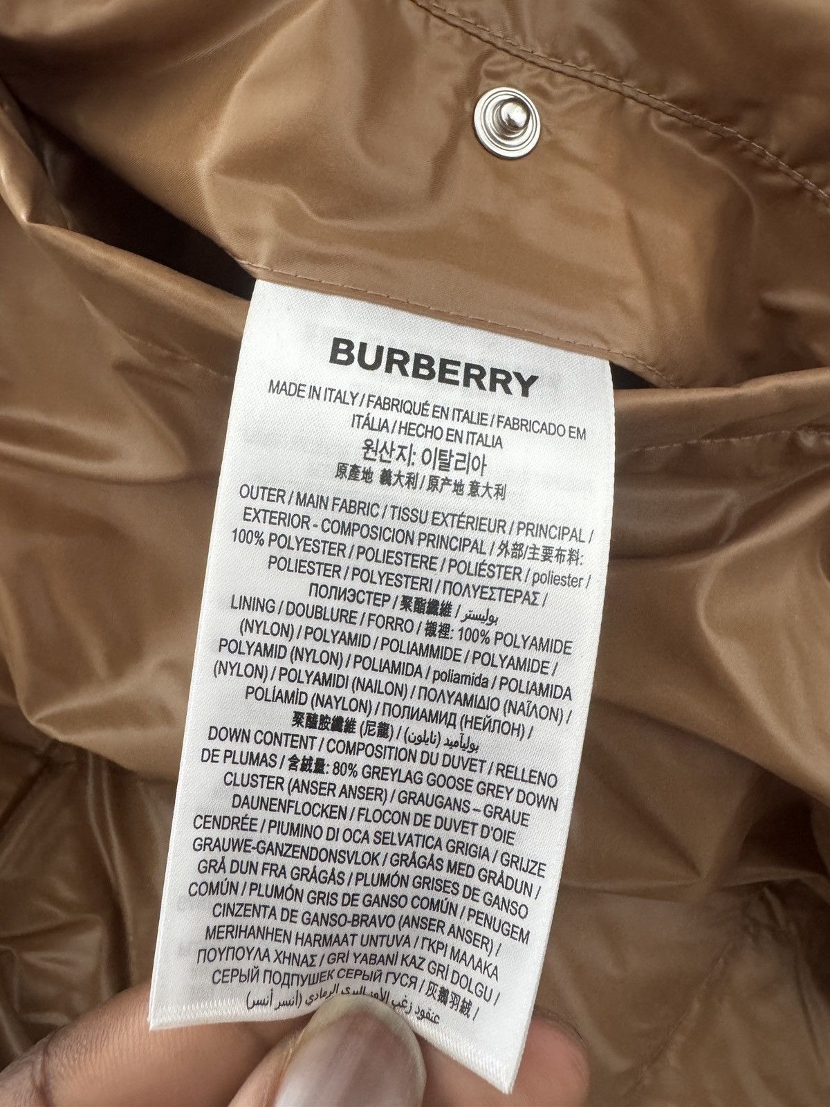 Burberry Burberry Tape Puffer Jacket NWT Size M Size US M / EU 48-50 / 2 - 7 Thumbnail