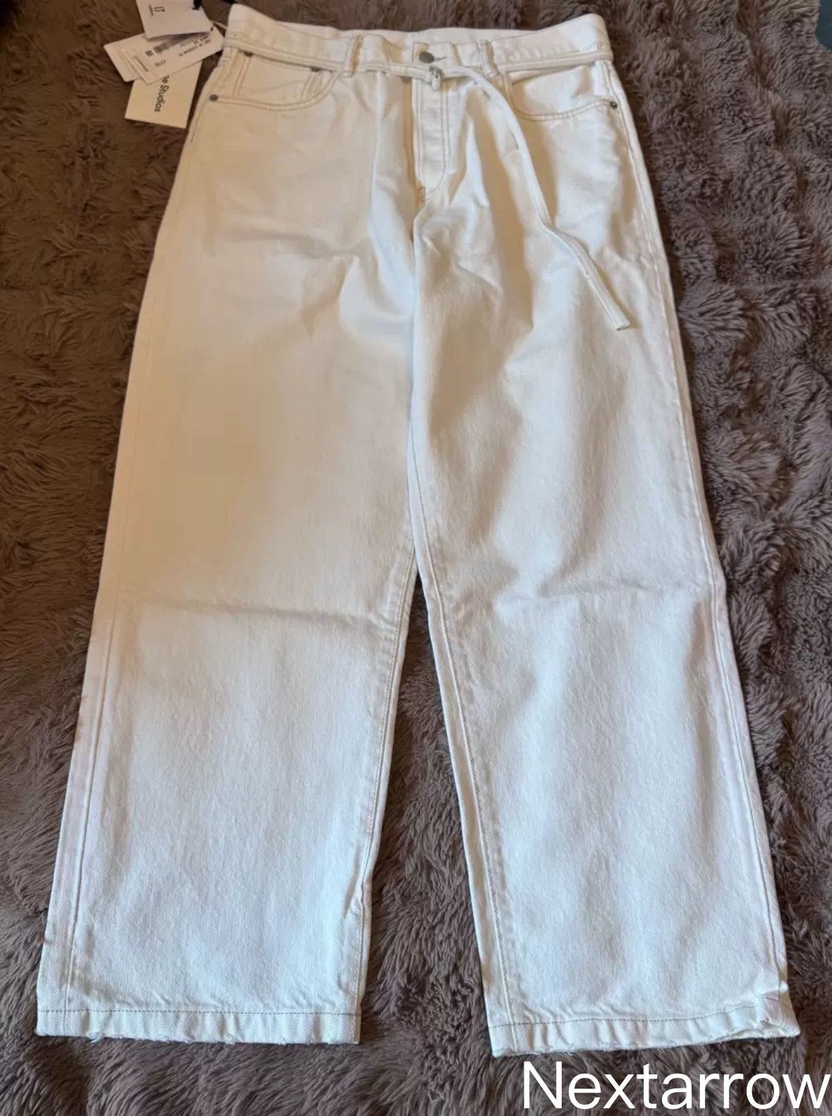 Acne studios white jeans