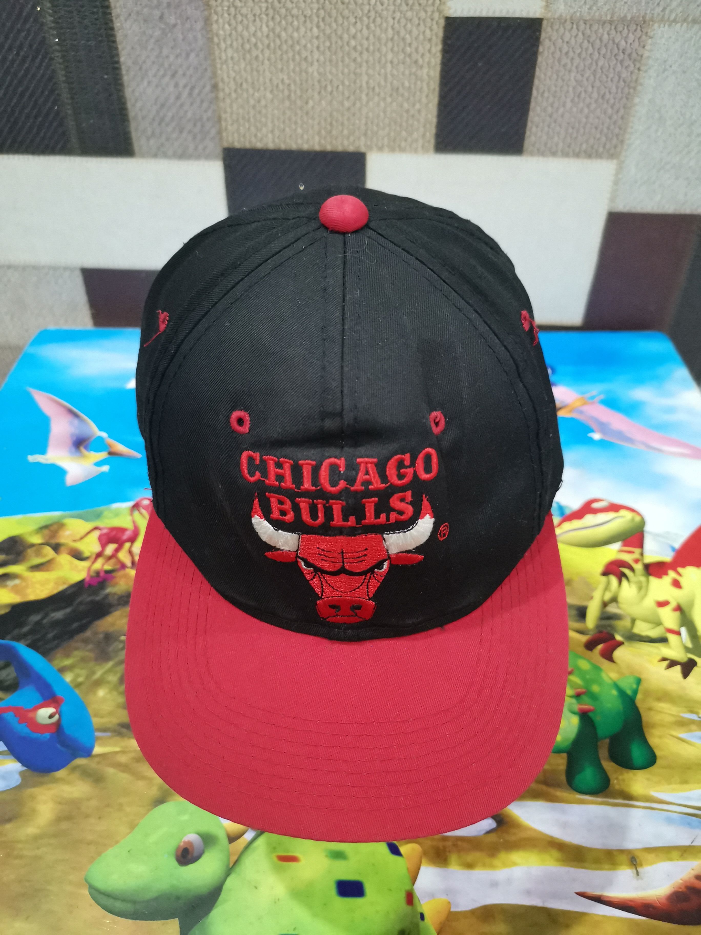 NBA × Vintage Vintage Chicago Bulls Hats Embroidery - By Official NBA Size ONE SIZE - 5 Thumbnail