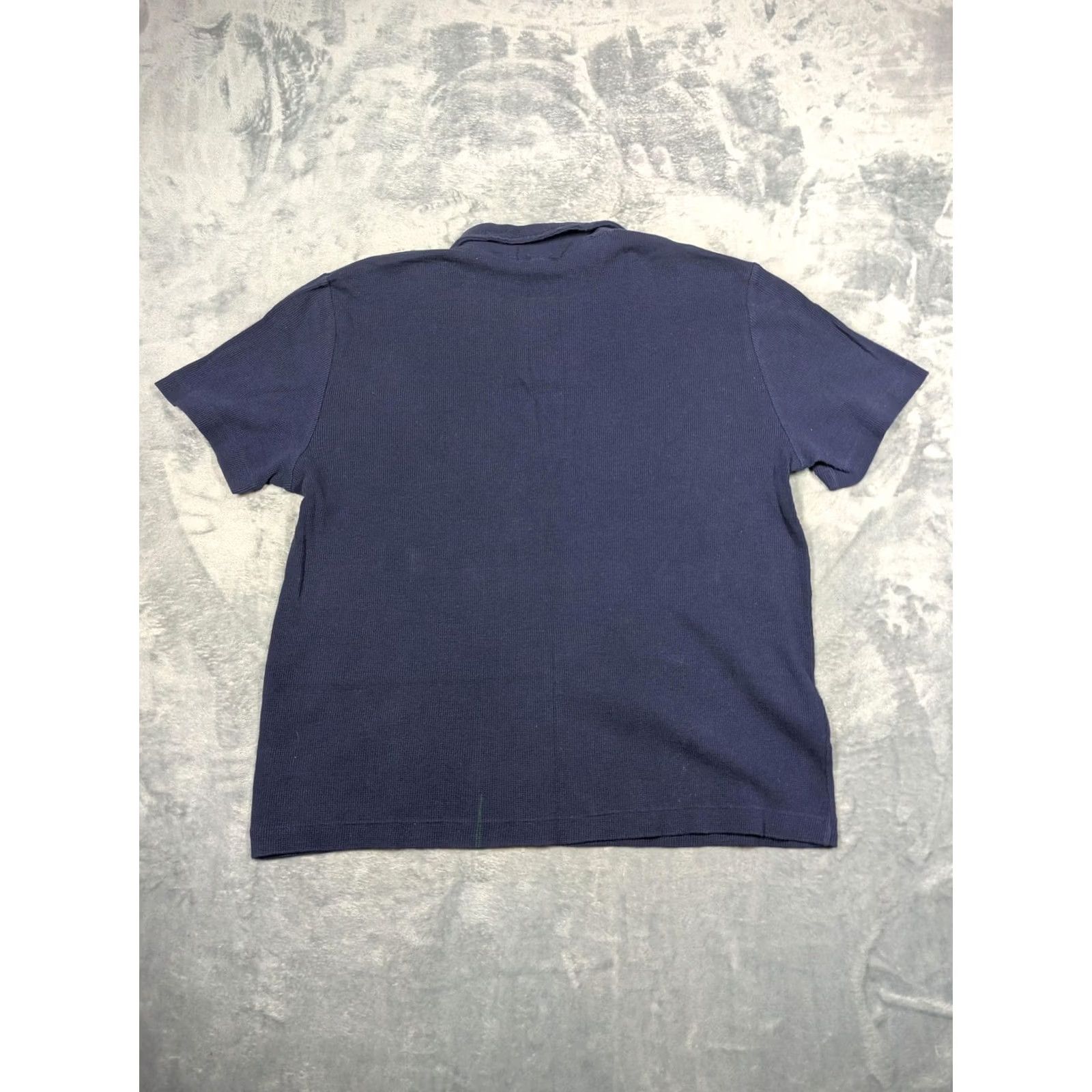 Polo Ralph Lauren Polo Ralph Lauren Polo Shirt Mens 2XL Blue Solid Knit Short Sleeve Pima Cotton Wearable Casual Business Travel 100% Cotton Size US XXL / EU 58 / 5 - 5 Thumbnail