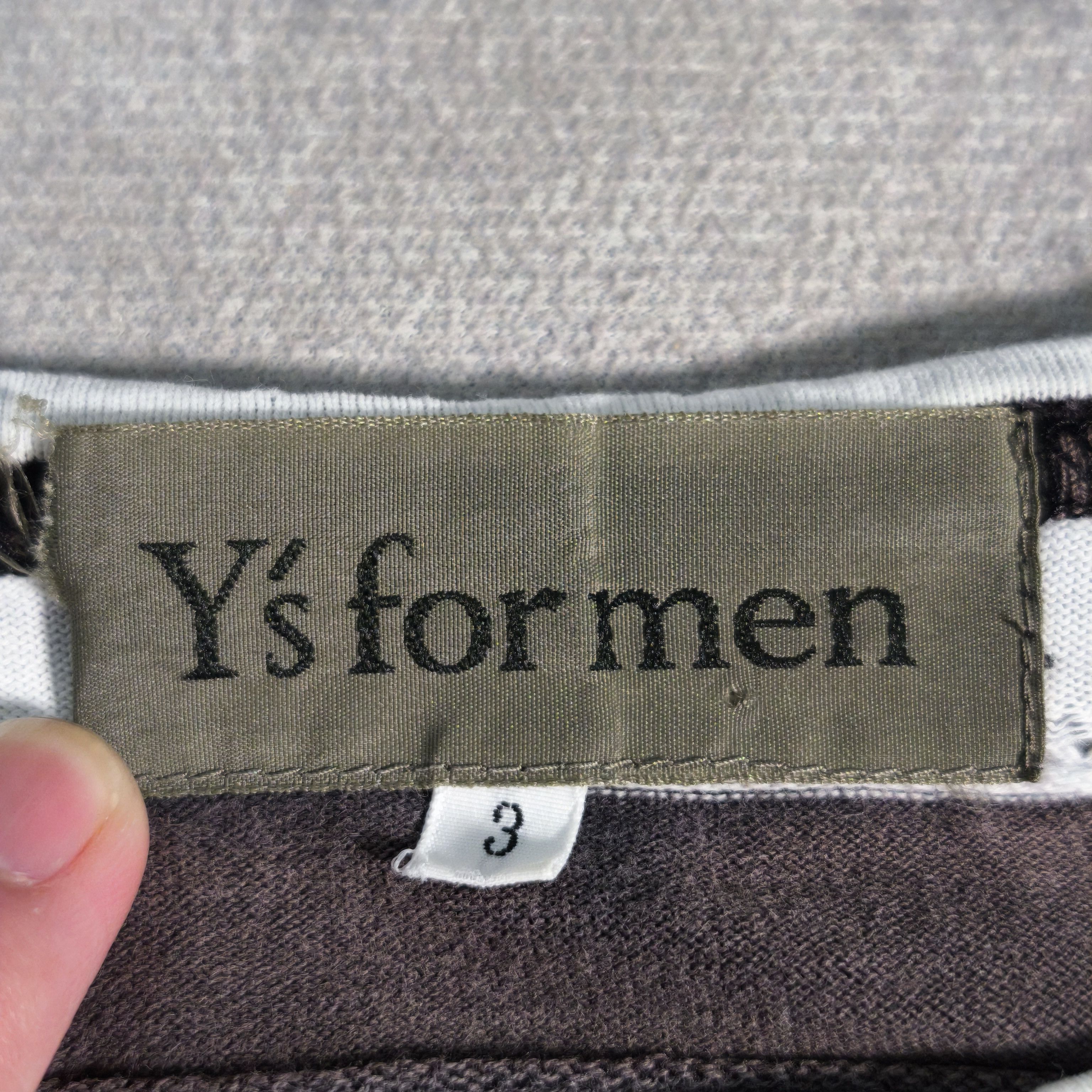 Y's for Men × Yohji Yamamoto Vintage Y's for men Yohji Yamamoto striped stitching Tshirt Size US L / EU 52-54 / 3 - 11 Thumbnail
