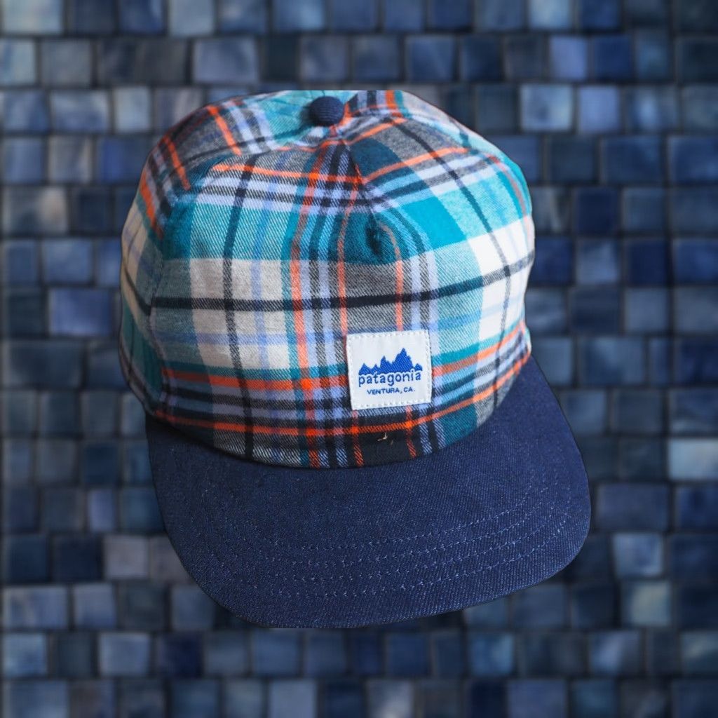 Patagonia Patagonia Snapback Hat Cap Ventura Fitz Roy Blue Plaid Outdoor Adjustable Casual Men Outdoor Hat Cap Size ONE SIZE - 1 Thumbnail