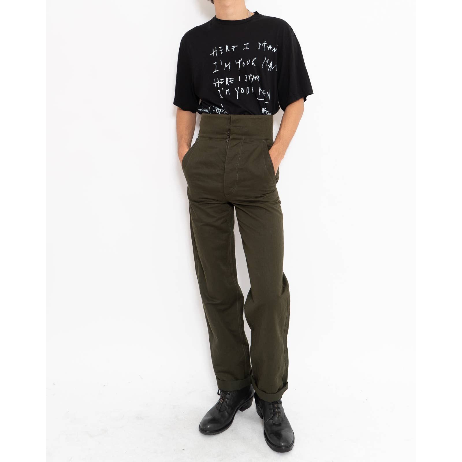 Haider Ackermann SS20 Trooper Khaki Workwear Trousers Sample Size US 30 / EU 46 - 5 Thumbnail
