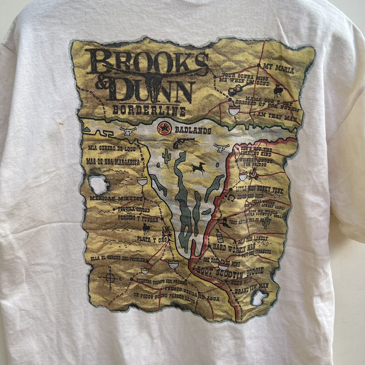 Band Tees × Lee Vintage 90's Brooks And Dunn shirt Size US L / EU 52-54 / 3 - 9 Thumbnail