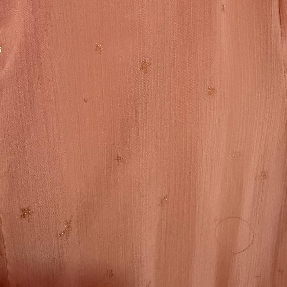 Designer Chic Blush Pink Long Sleeve Dress with Glitter Accents Size S / US 4 / IT 40 - 3 Thumbnail