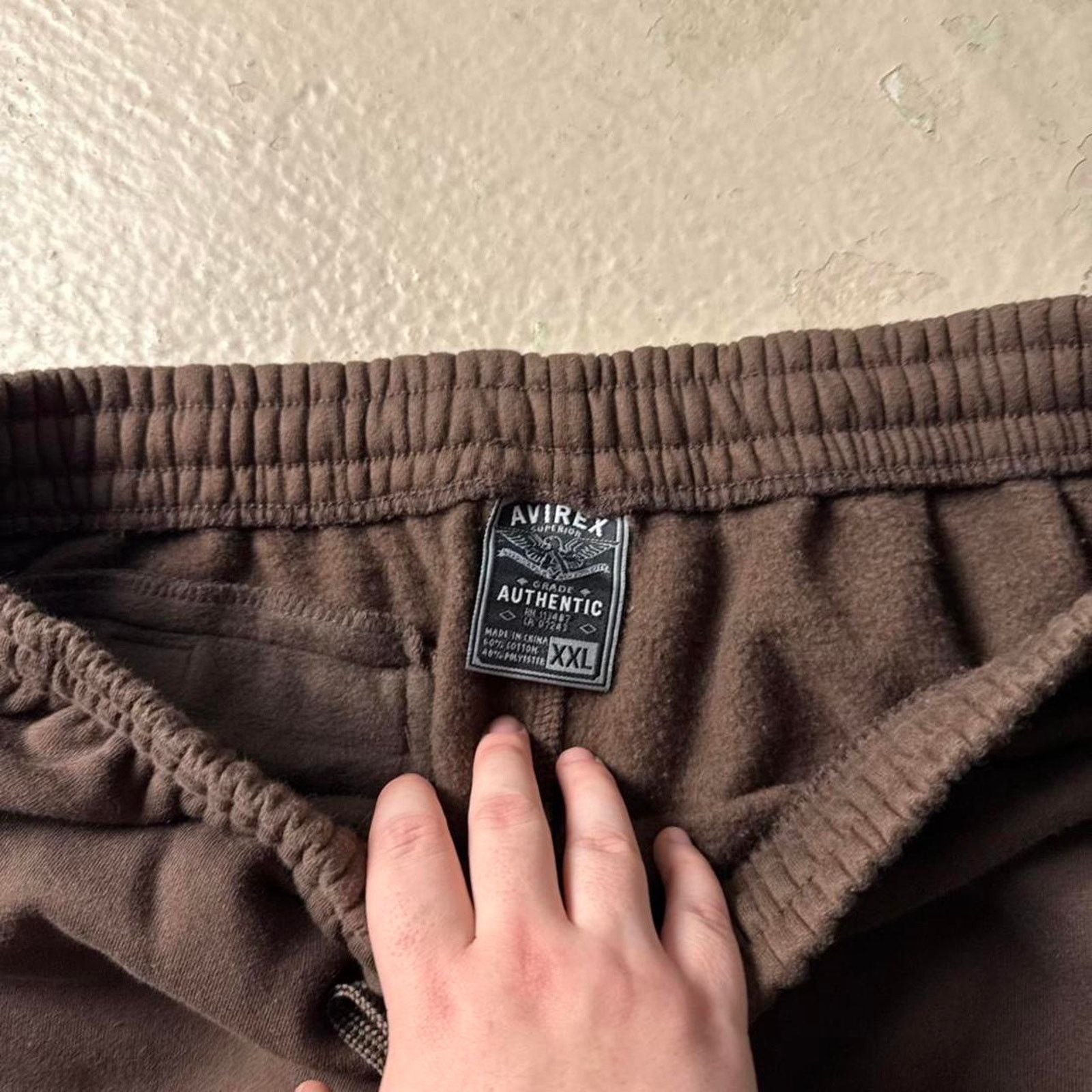 Avirex Avirex Eagle Y2K Brown Baggy Men's 2XL Sweatpants Size US 40 / EU 56 - 6 Thumbnail