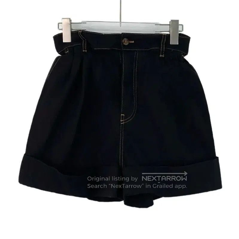 Miu Miu Miu Miu Black Cotton Women's Shorts . Size 28" / US 6 / IT 42 - 1 Thumbnail