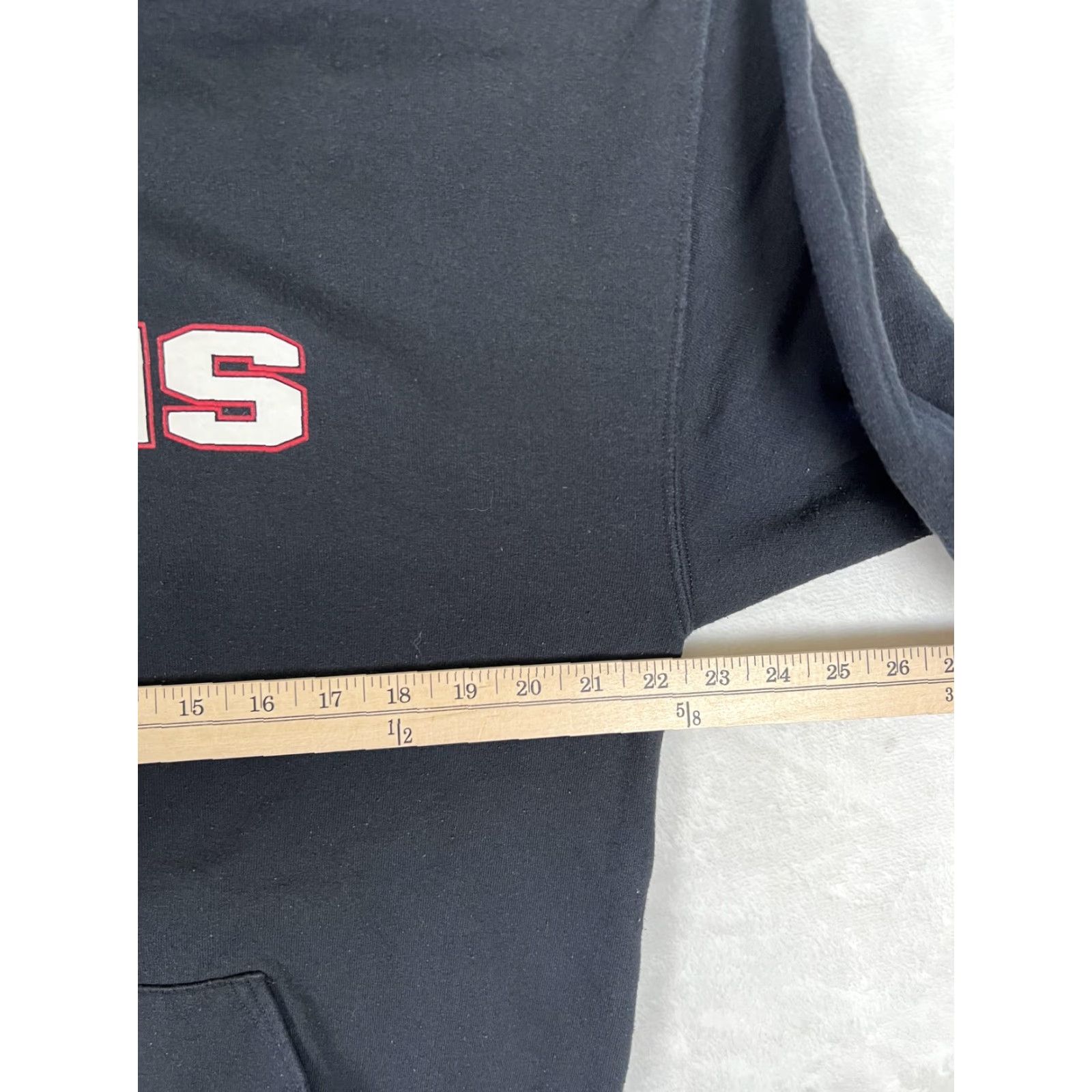 Jerzees VINTAGE Fresno City College Rams Hoodie Mens Large Black Pullover Sweatshirt Size US L / EU 52-54 / 3 - 6 Thumbnail