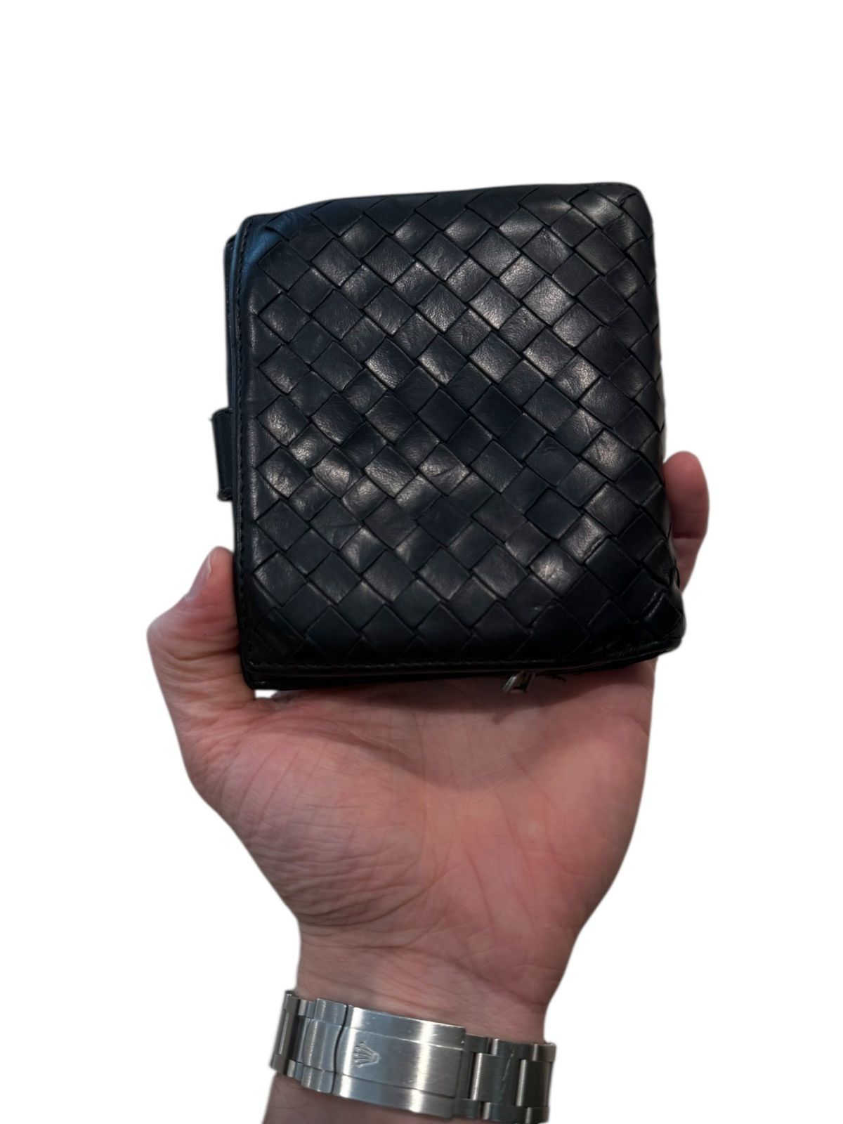 Bottega Veneta Bottega Veneta black quilted mens bifold Size ONE SIZE - 2 Thumbnail