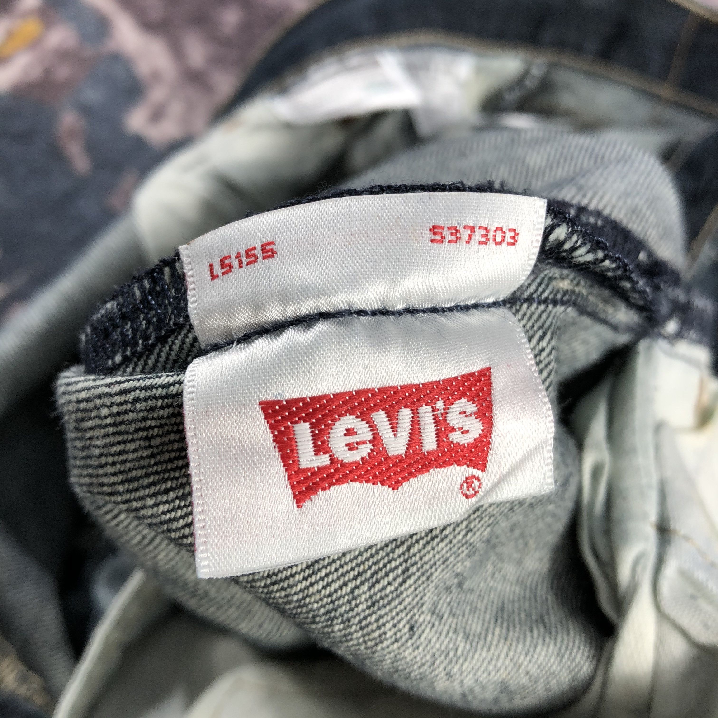 Levi's Vintage Faded Black Levis 501 Jeans-JM3110 Size US 39 - 13 Thumbnail