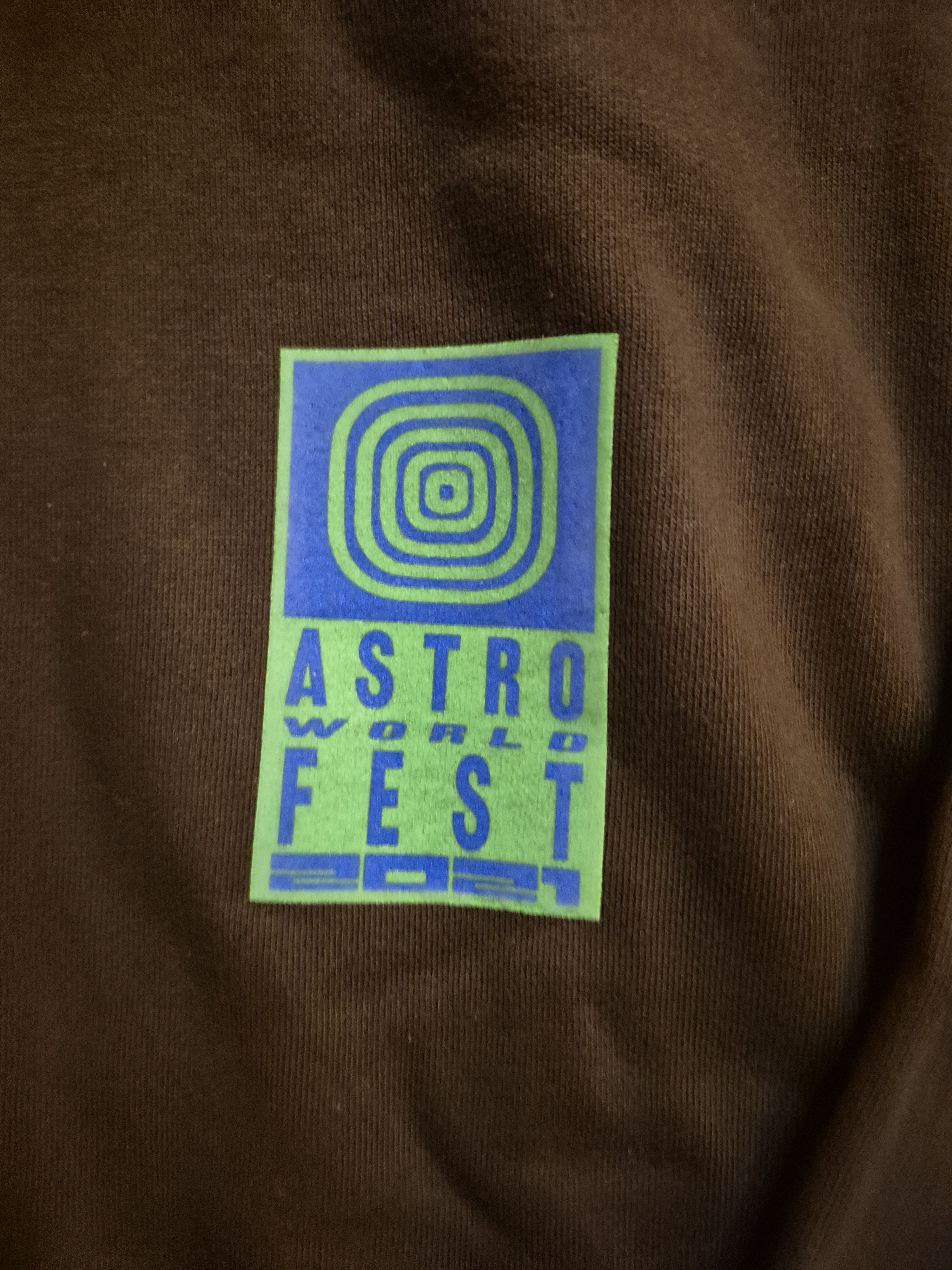 Travis Scott Travis Scott AstroWorld Brown Hoodie Size Large Size US L / EU 52-54 / 3 - 2 Thumbnail