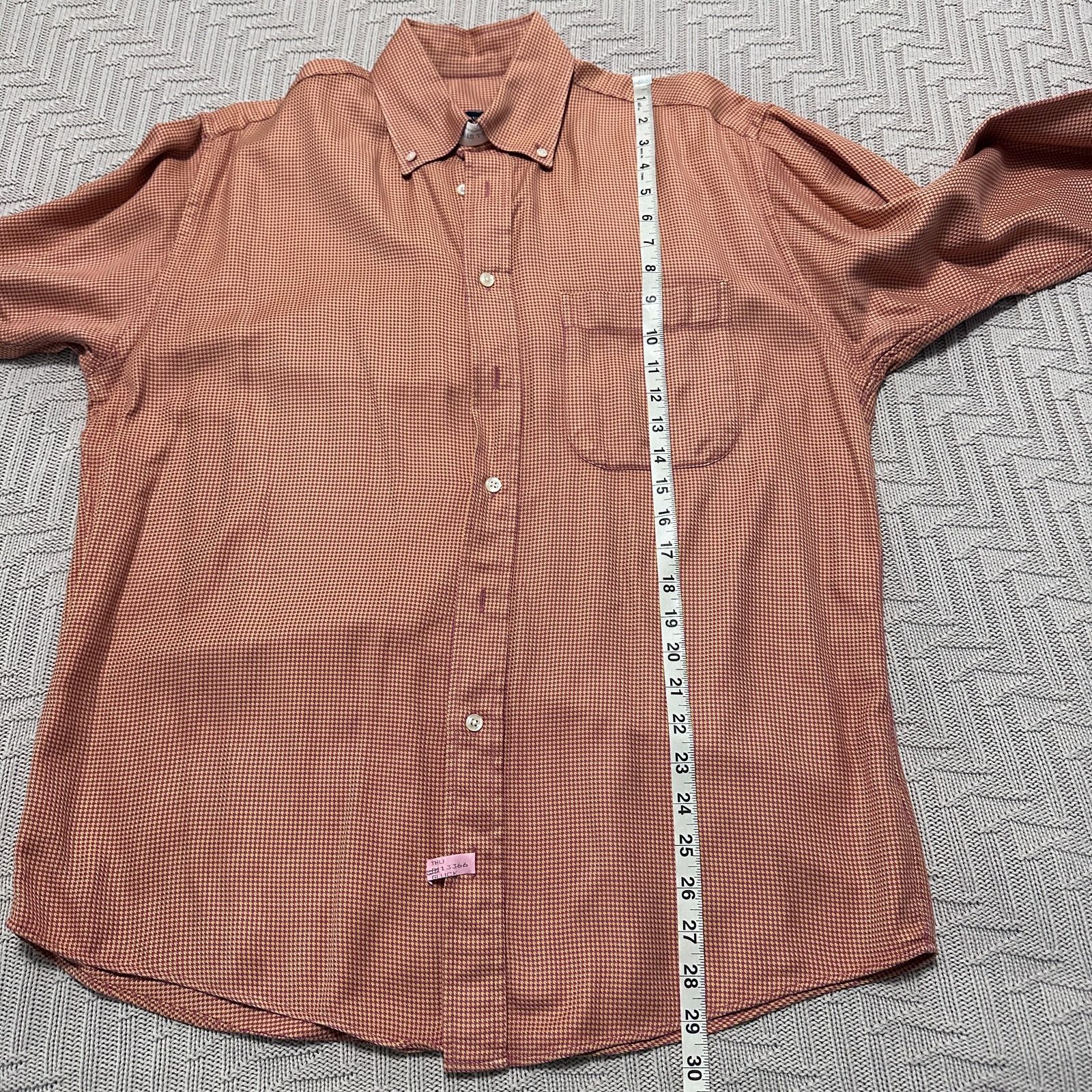 Burberry Vintage Burberry orange houndstooth button down Size US M / EU 48-50 / 2 - 8 Thumbnail