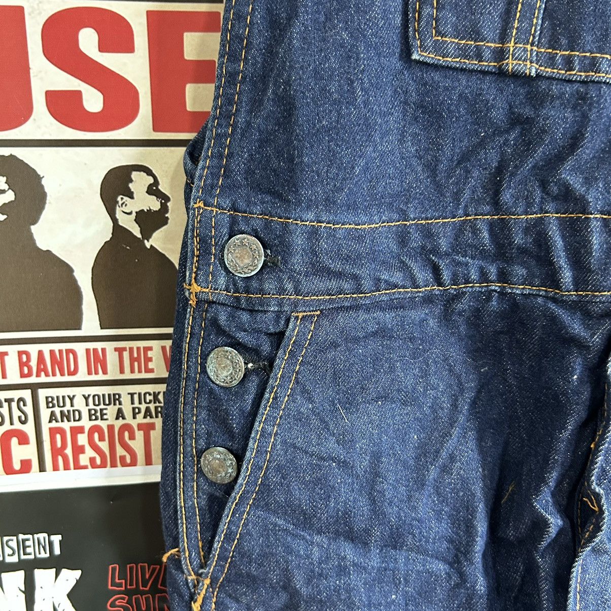 Vintage Vintage Canvas Carpenter Bid Overall Blue Denim Size US 30 / EU 46 - 9 Thumbnail