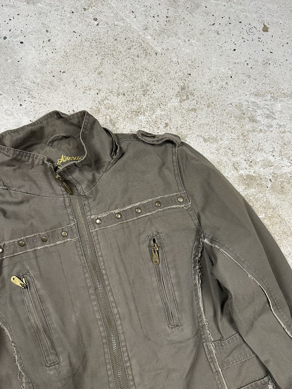 Other Vintage Y2K Army Military Distressed Style Japanese Jacket Size US S / EU 44-46 / 1 - 8 Thumbnail