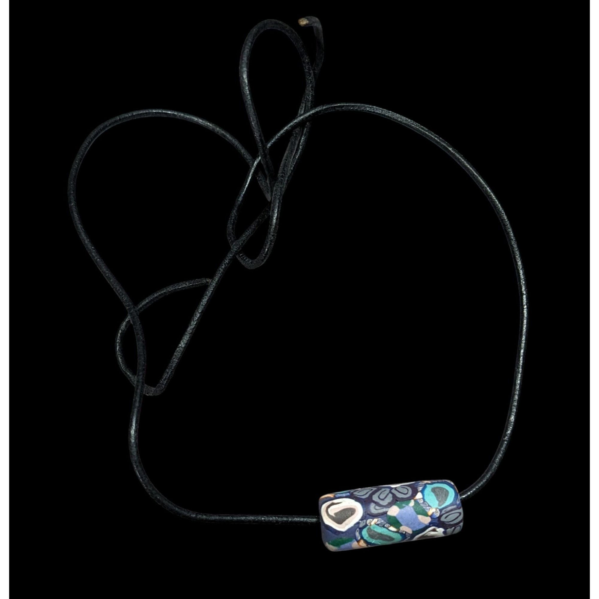 Other Handmade Polymer Clay Bead Tie On Pendant Necklace Size ONE SIZE - 2 Thumbnail