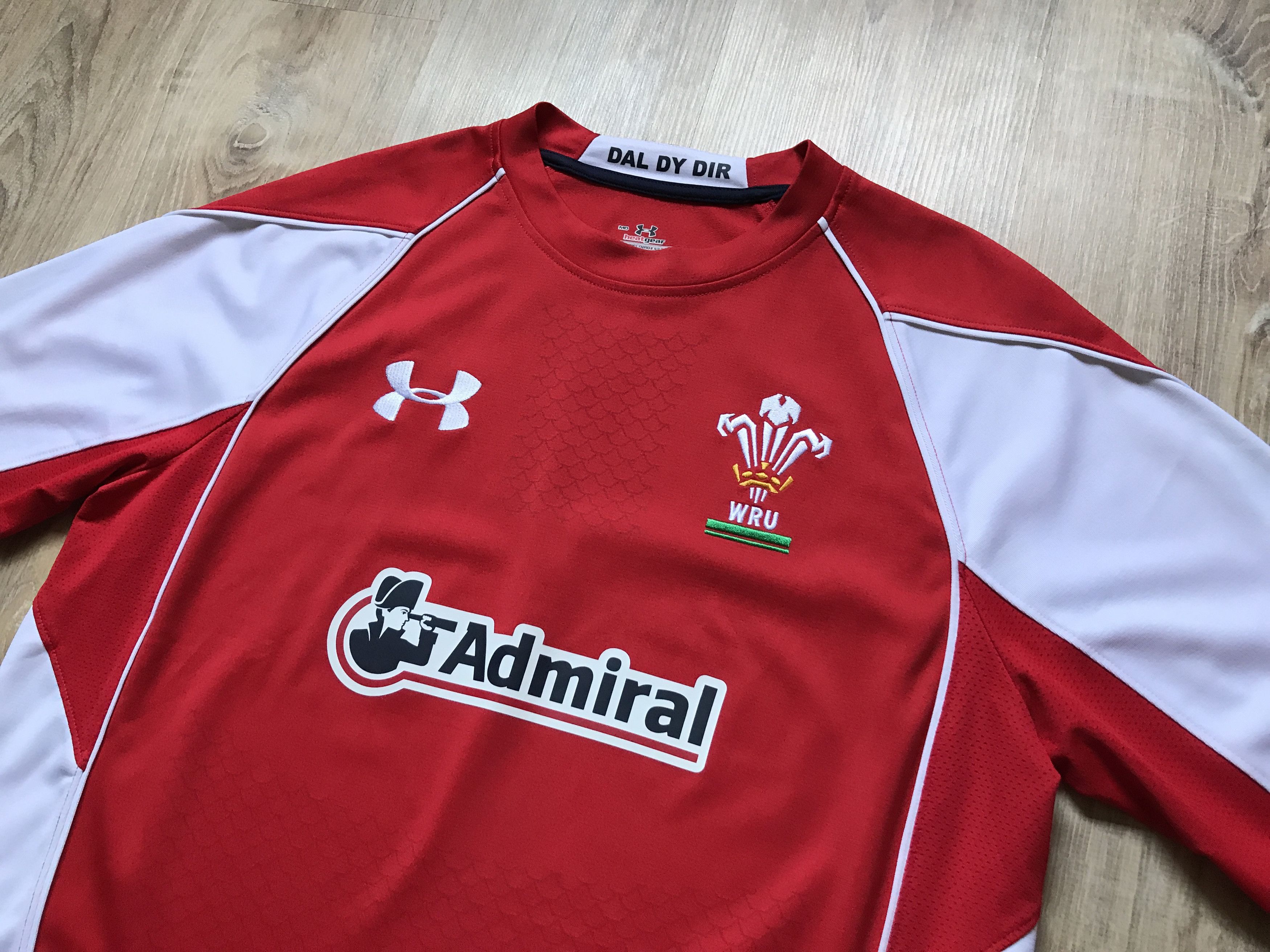 Under Armour × Vintage WRU Under Armour Wales Rugby Jersey Long Sleeve Size US M / EU 48-50 / 2 - 2 Thumbnail