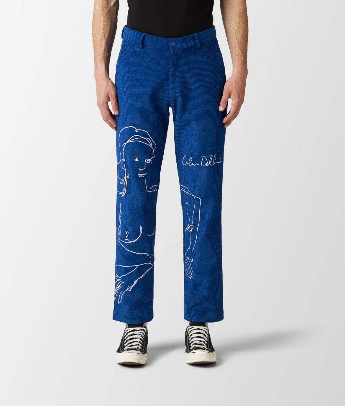 KidSuper Embroidered Signature Suit Pants