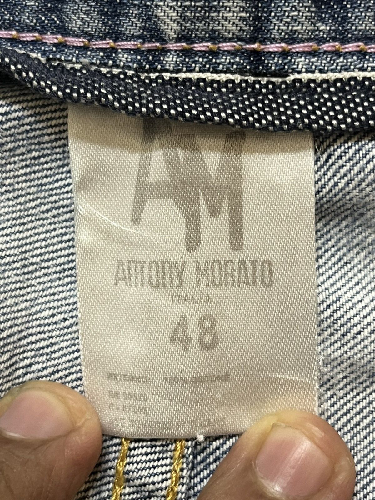 Antony Morato Vintage Anthony Morato Faded Grunge Denim Size US 34 / EU 50 - 10 Thumbnail