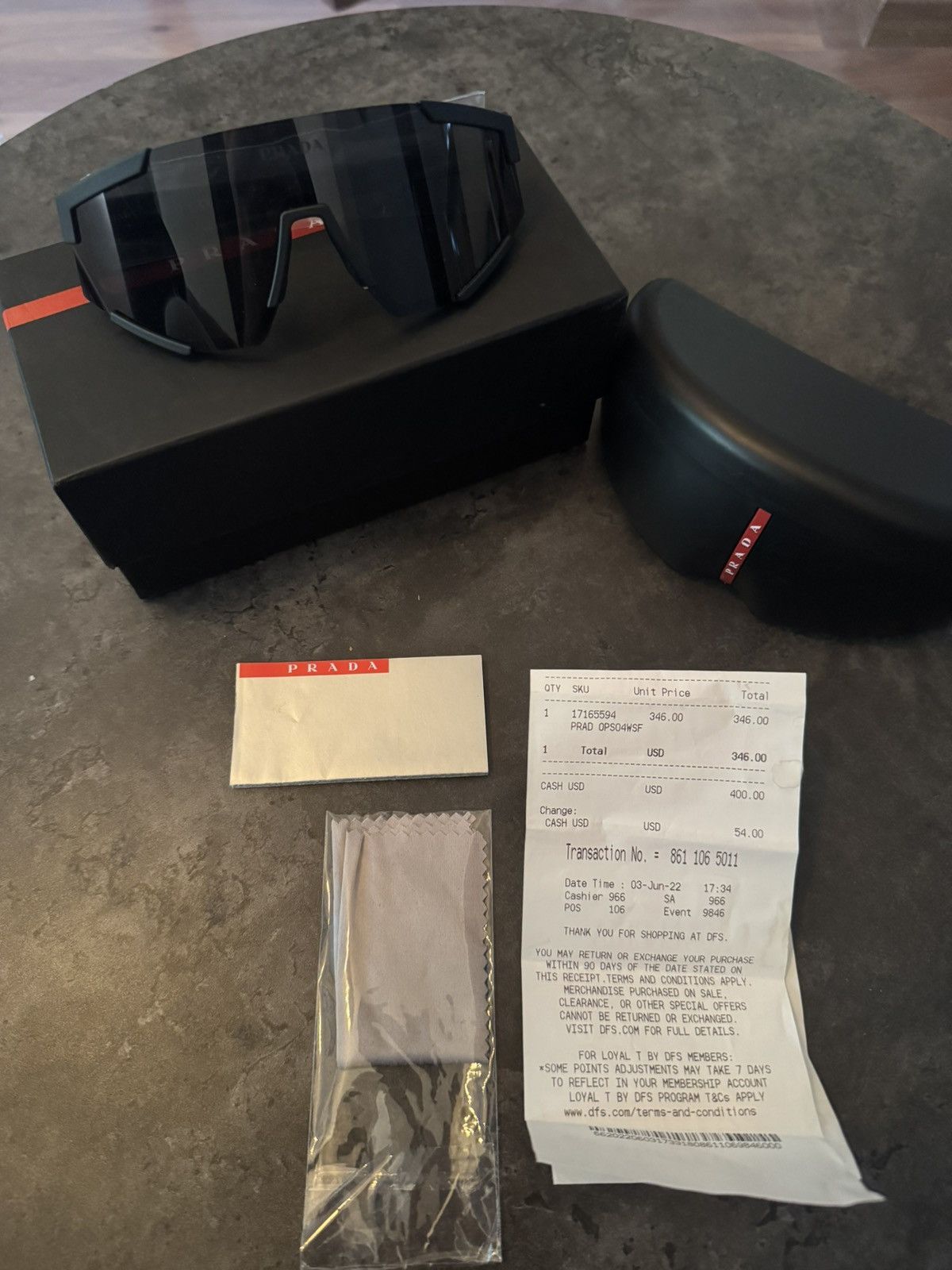 Prada Prada Linea Rossa Sunglasses Size ONE SIZE - 1 Thumbnail
