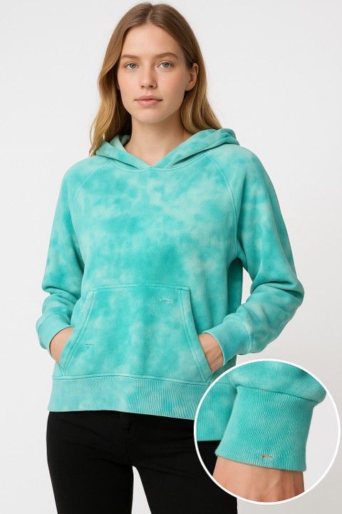 LoveShackFancy Addison Cabana Teal Cotton Tie Die New With Tags Size ONE SIZE - 1 Thumbnail