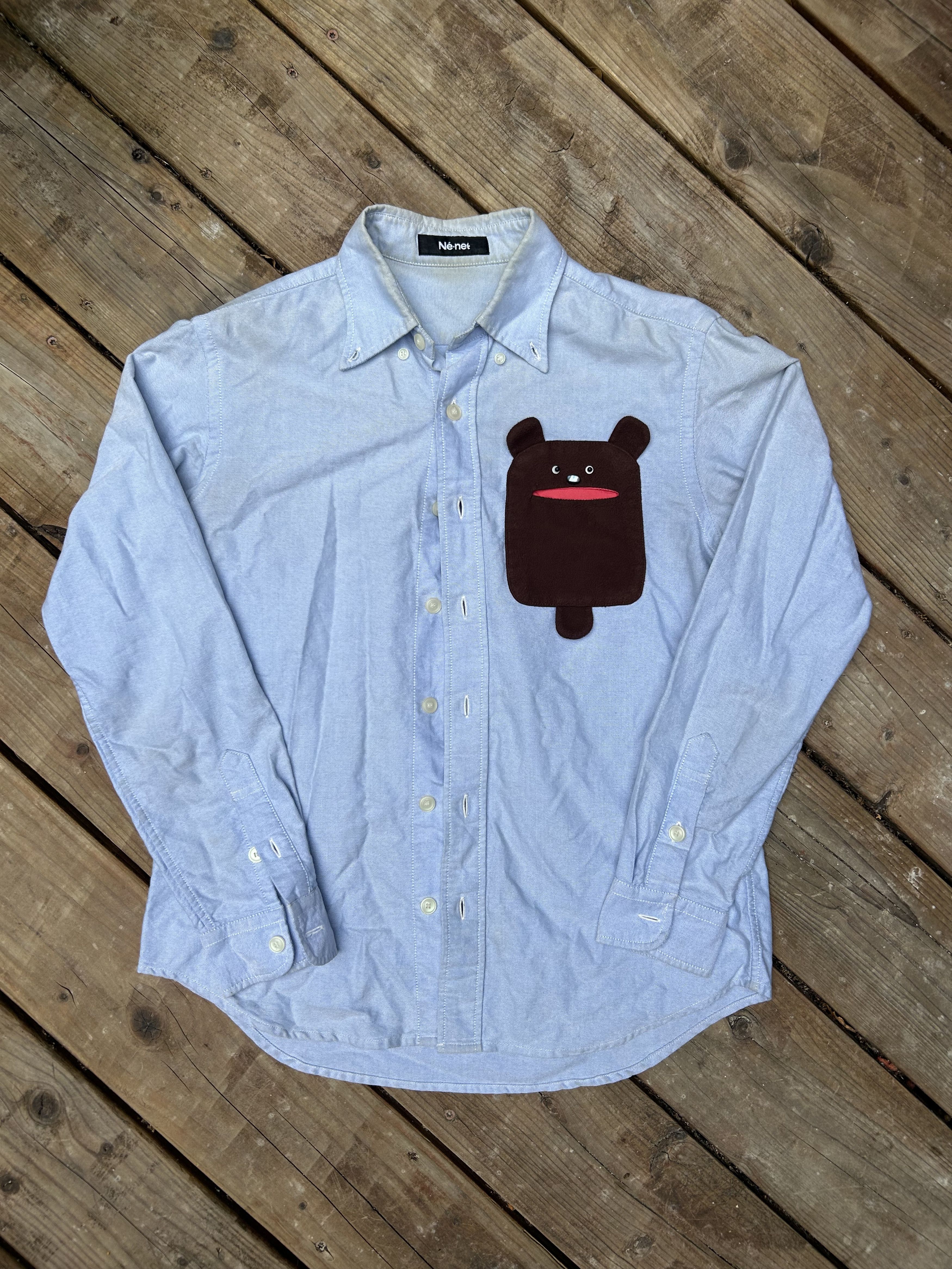Ne-Net NeNet Bear Button Up Size US M / EU 48-50 / 2 - 1 Thumbnail