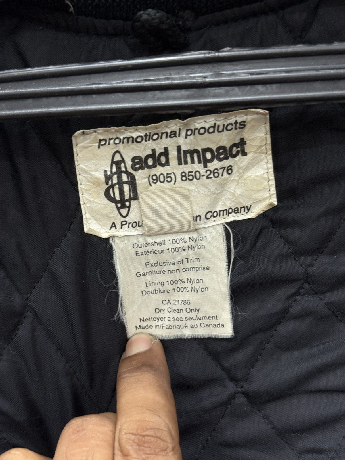 Vintage 🔥🔥🔥STEALS VINTAGE ADD IMPACT GLOBAL EXPRESS BOMBER JACKET Size US M / EU 48-50 / 2 - 9 Thumbnail
