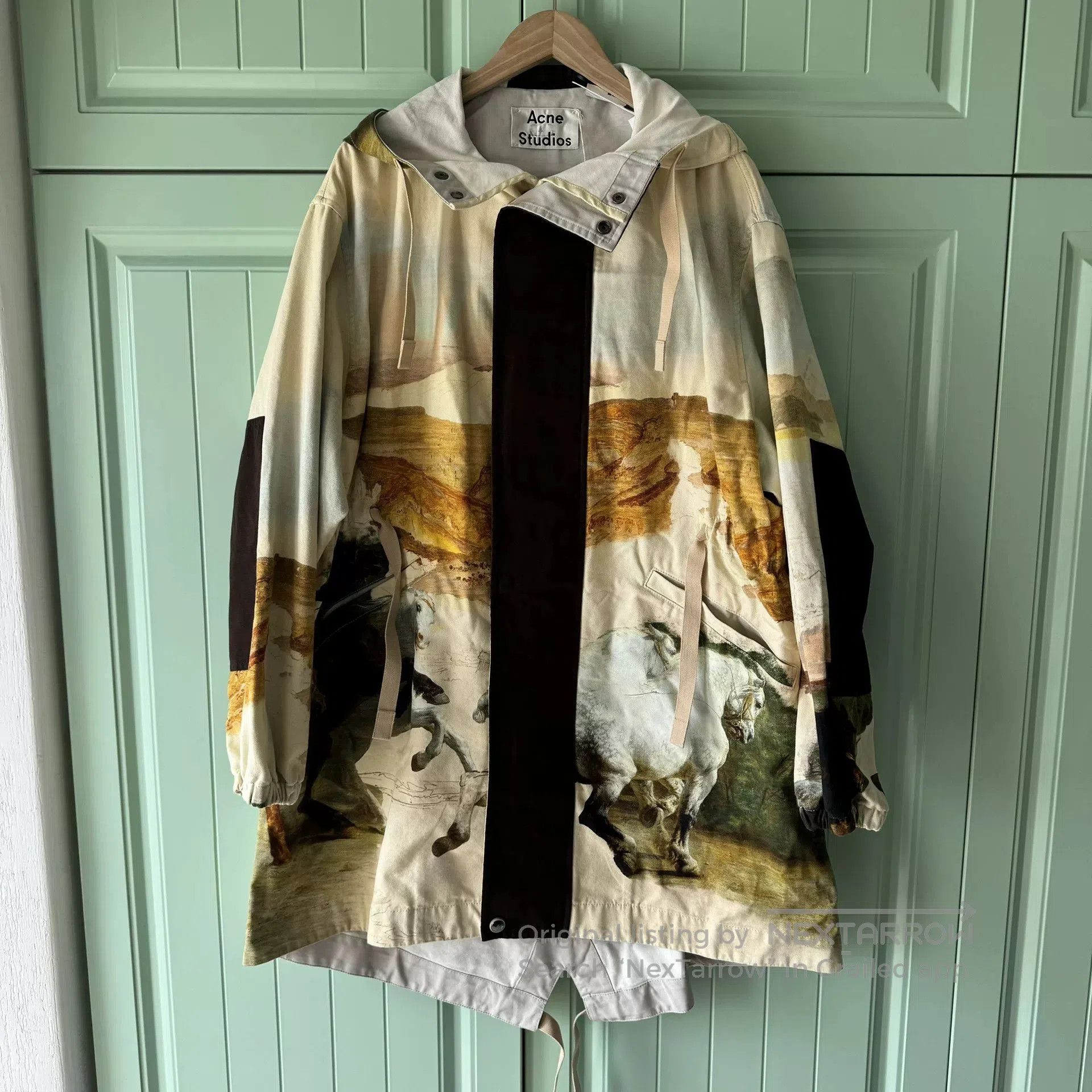 Acne Studios Horse Print Shirt Jacket.