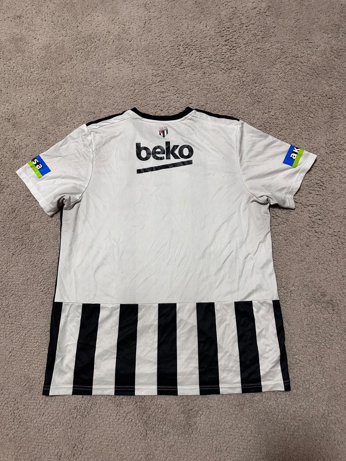 Adidas BESIKTAS 2022 2023 AWAY SHIRT FOOTBALL SOCCER JERSEY ADIDAS Size US XL / EU 56 / 4 - 8 Thumbnail