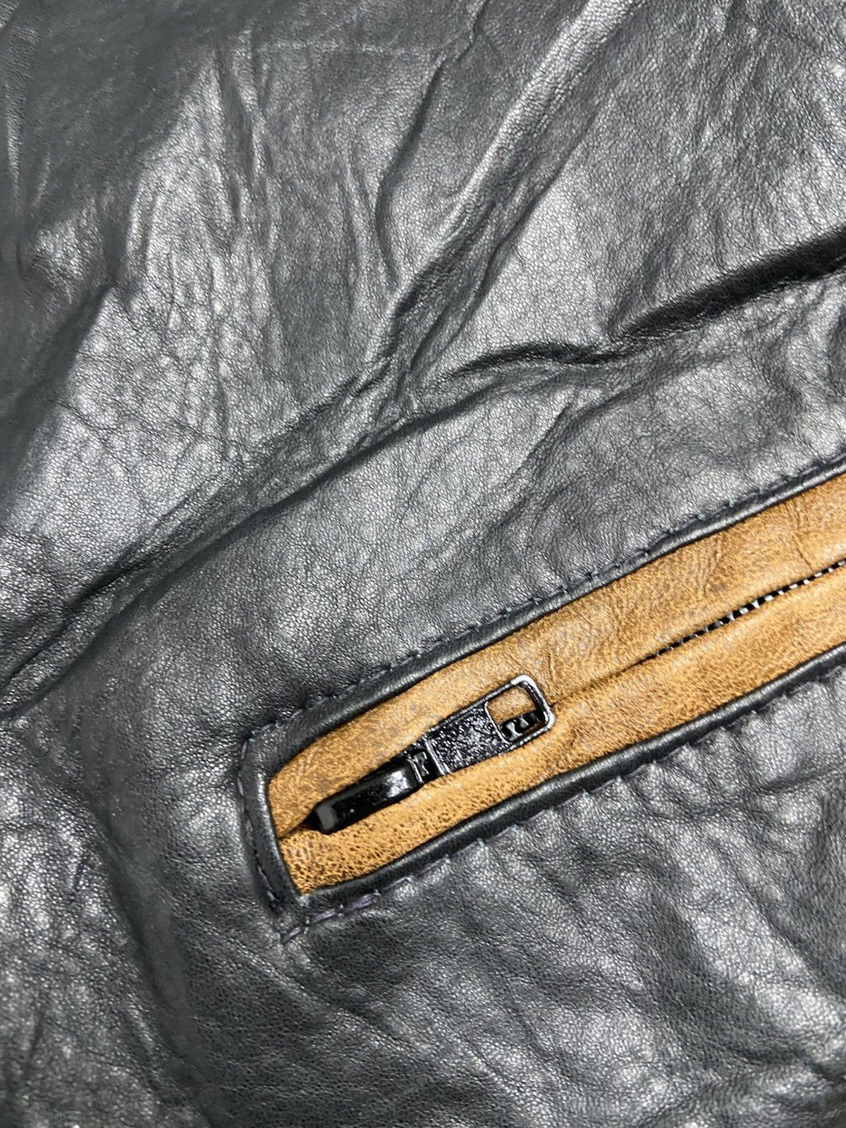 Genuine Leather JACKSON SHEEP LEATHER JACKET. Size US L / EU 52-54 / 3 - 7 Thumbnail