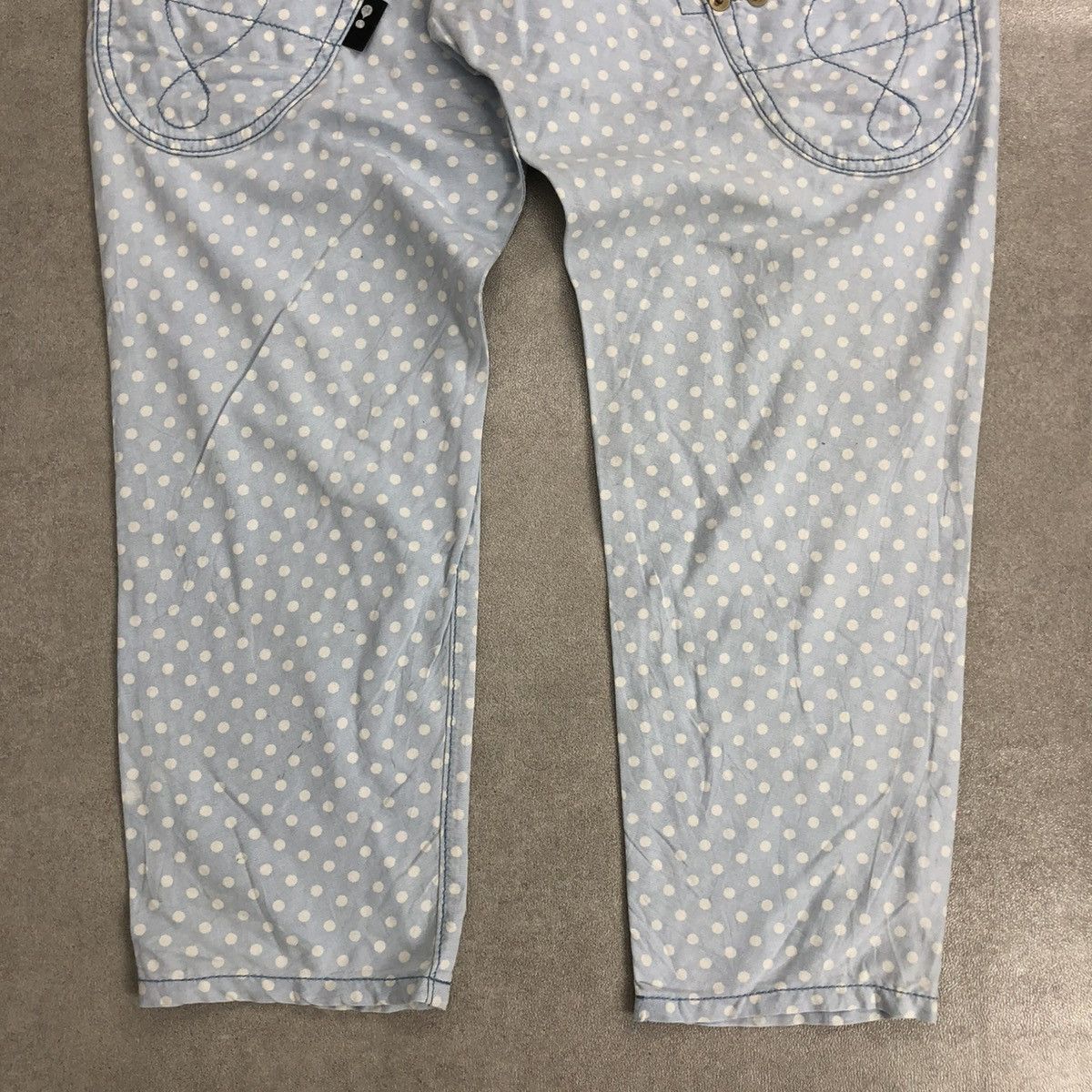 Issey Miyake × Japanese Brand × mercibeaucoup 🇯🇵2000s Issey Miyake Mercibeaucoup Drop Crotch Polkadot Pants Size US 27 - 6 Thumbnail
