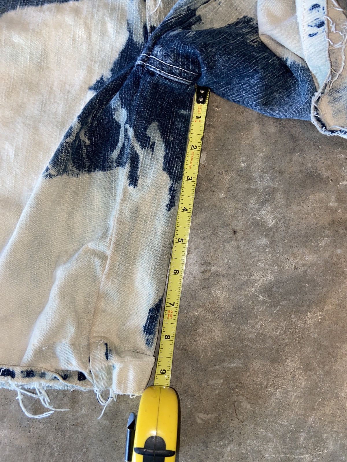 JNCO × Southpole Crazy Acid Washed Vintage Y2K Panyc Hip Hop Denim Jorts NOS Size US 26 / EU 42 - 8 Thumbnail