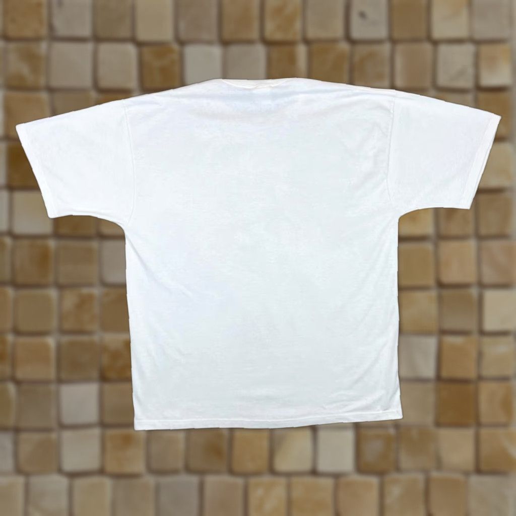 Jerzees VINTAGE Jerzees A MOTHER'S LOVE MEANS SEW MUCH Graphic T-Shirt XL White Mens Shirt Size US XL / EU 56 / 4 - 1 Thumbnail