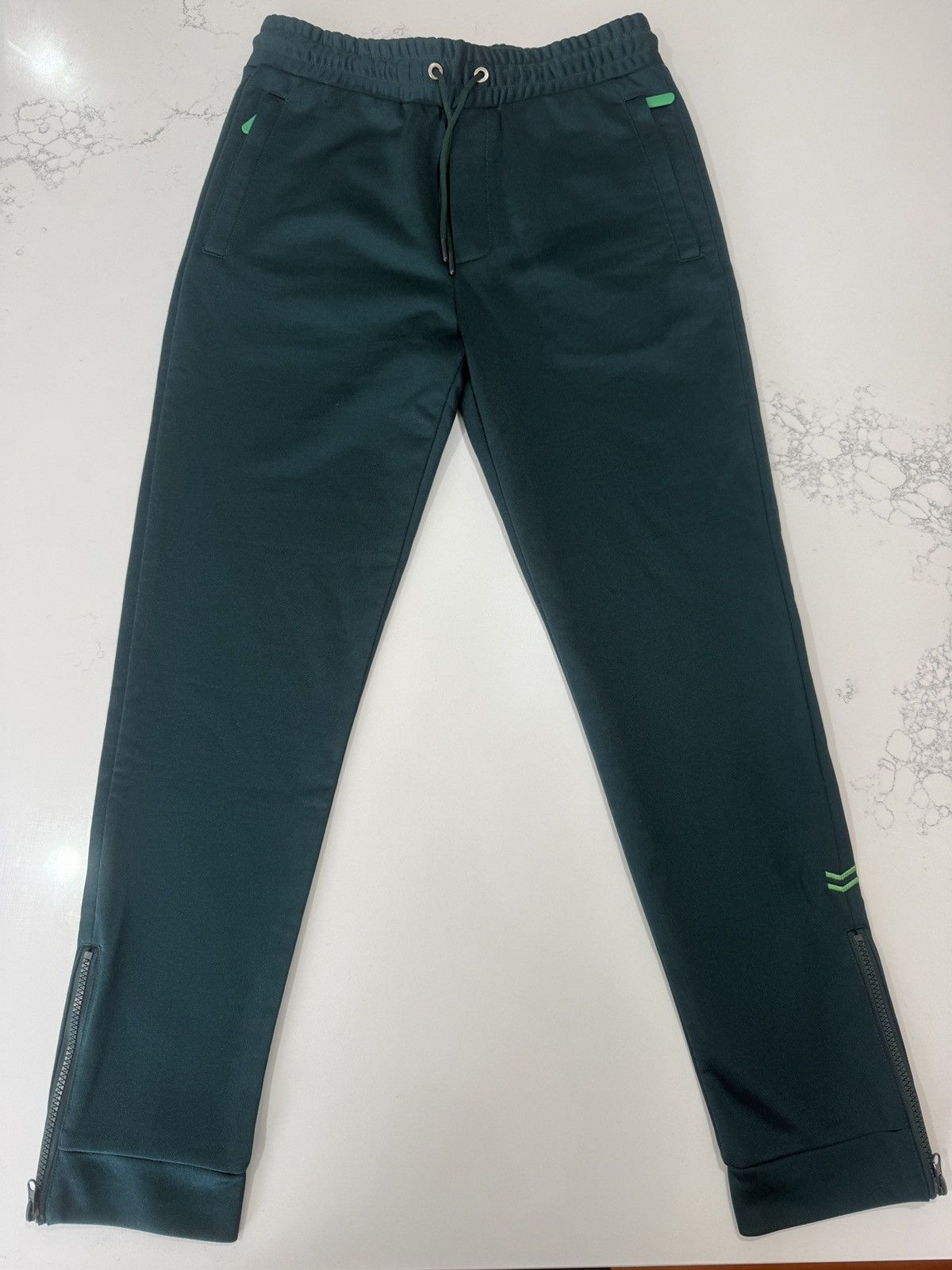 Dirk Bikkembergs Dirk Bikkembergs Green Sweatpants (S) Size US 30 / EU 46 - 1 Thumbnail
