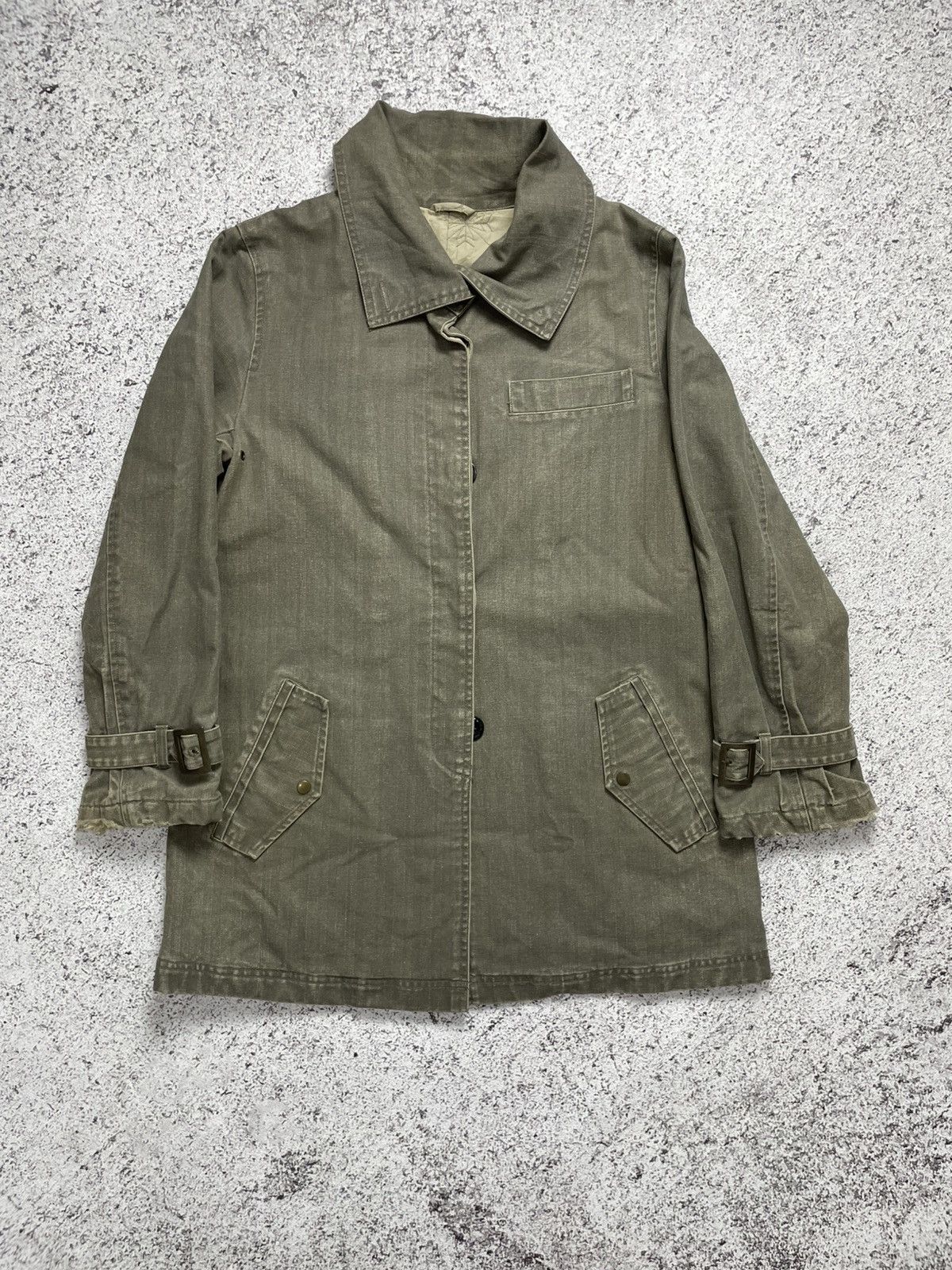 Japanese Brand Bondage Japanese CLOT Quilted Grape Canvas Jacket Size US M / EU 48-50 / 2 - 1 Thumbnail